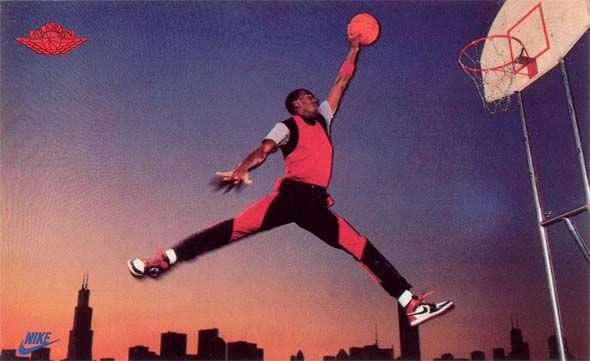 Michael Jordan Dunk Over Detroit by Row One Brand