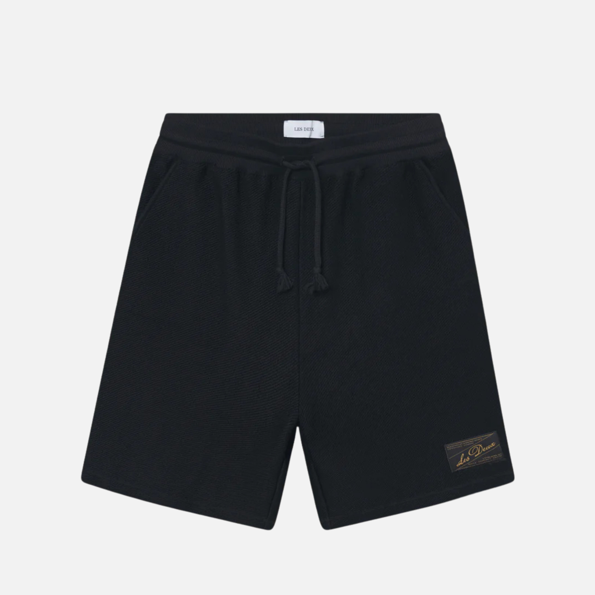 Les Deux Sully Black Reverse Shorts