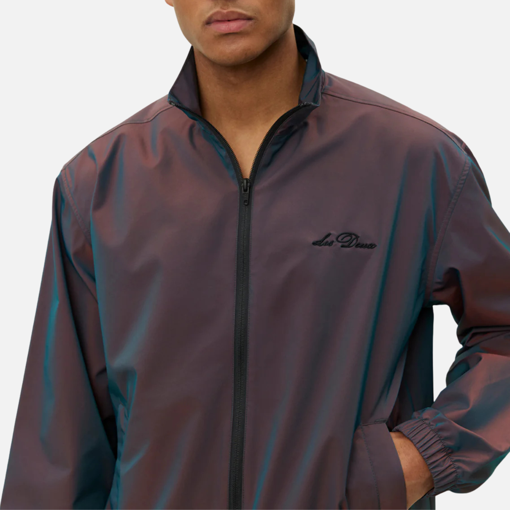 Les Deux Smith Shiny Tech Track Jacket