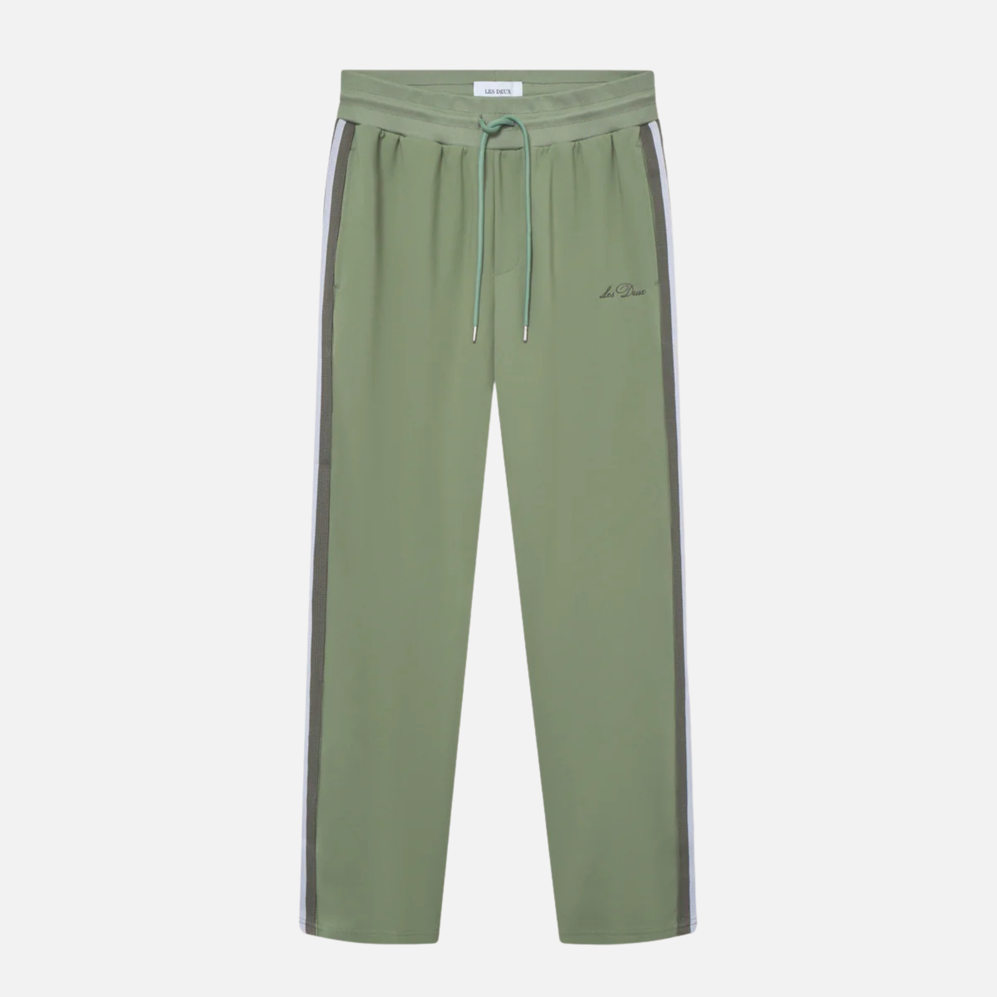 Les Deux Oil Green Sterling Track Pants