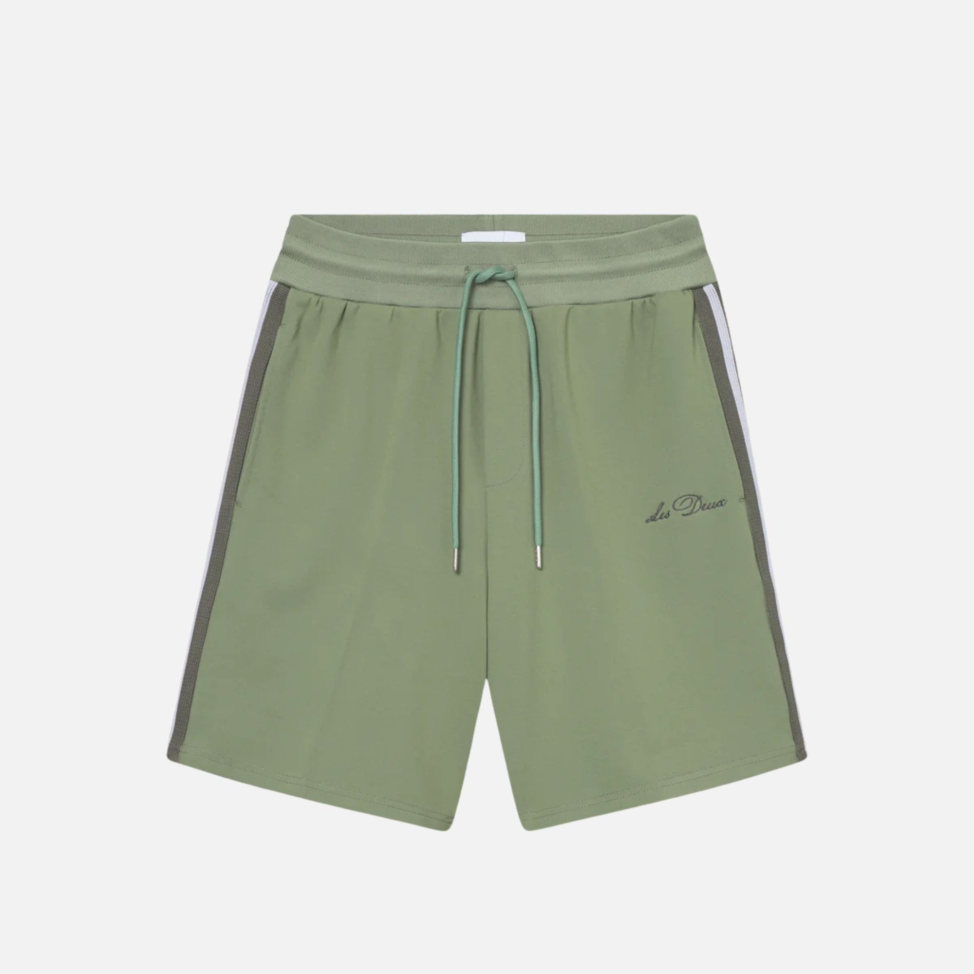 Les Deux Oil Green Sterling Track Shorts