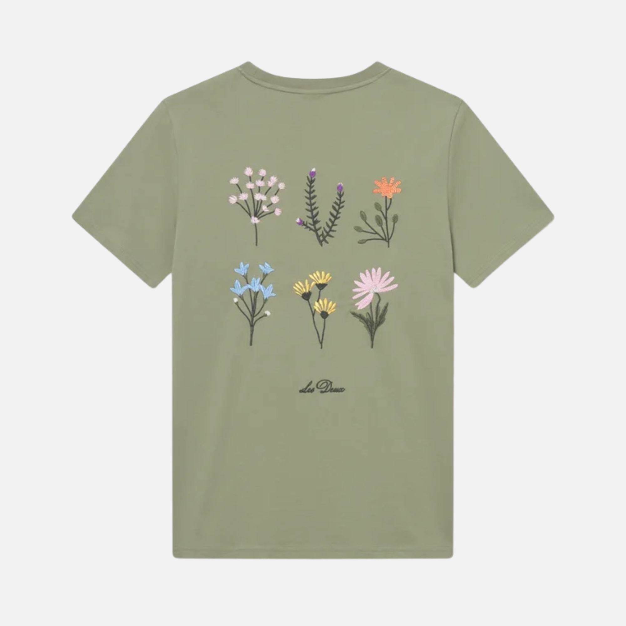 Les Deux Green Wild Flower T-Shirt
