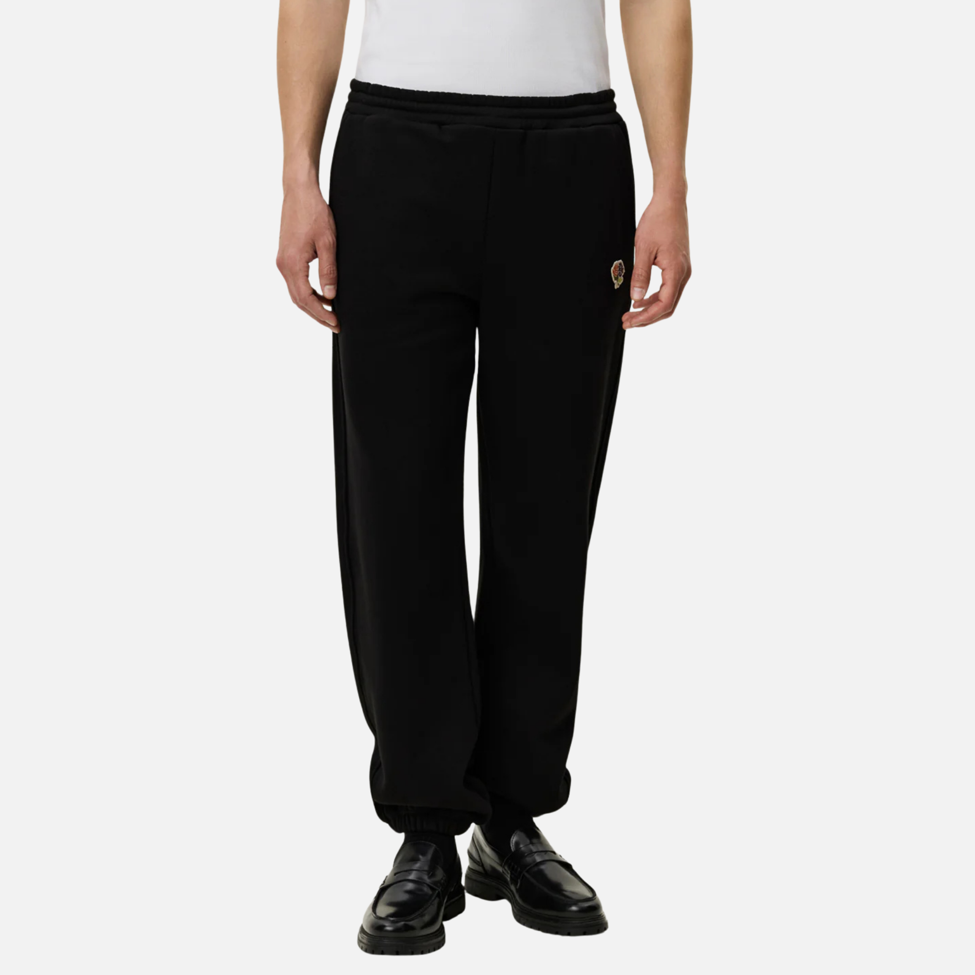 Les Deux Black Felipe Patch Sweatpants