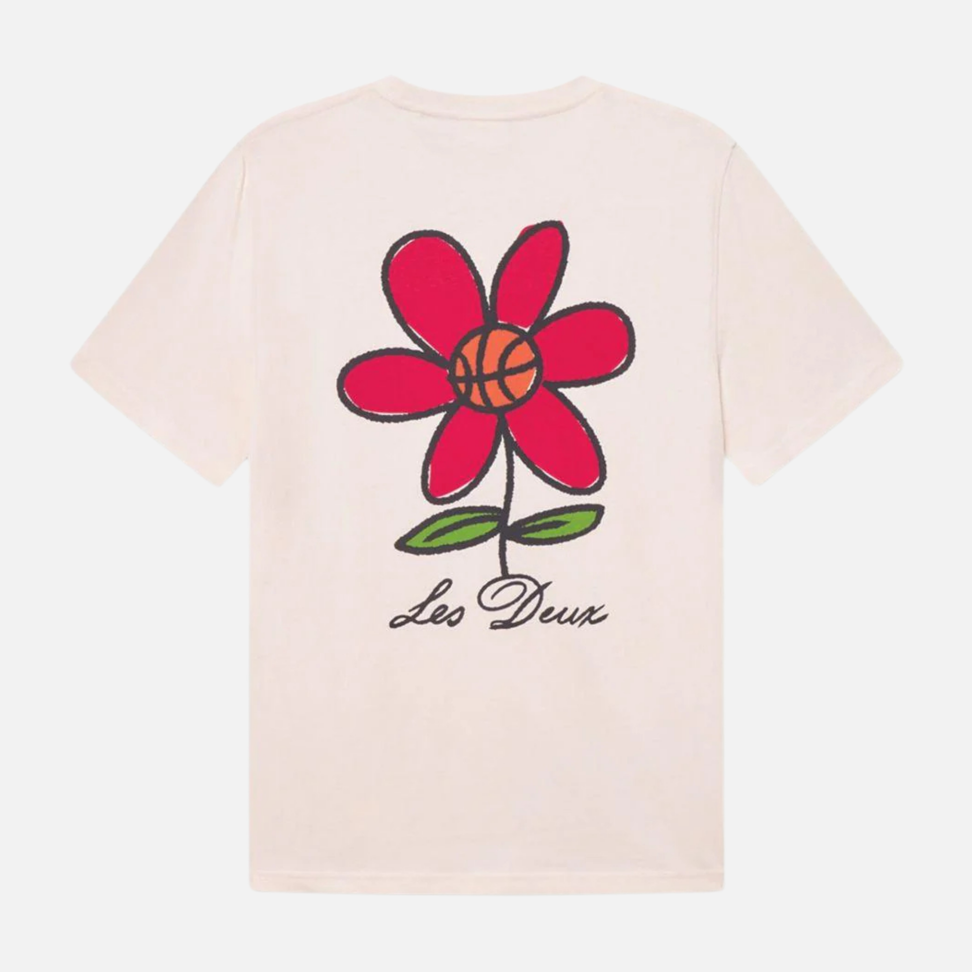 Les Deux Ivory Flower Basket T-Shirt