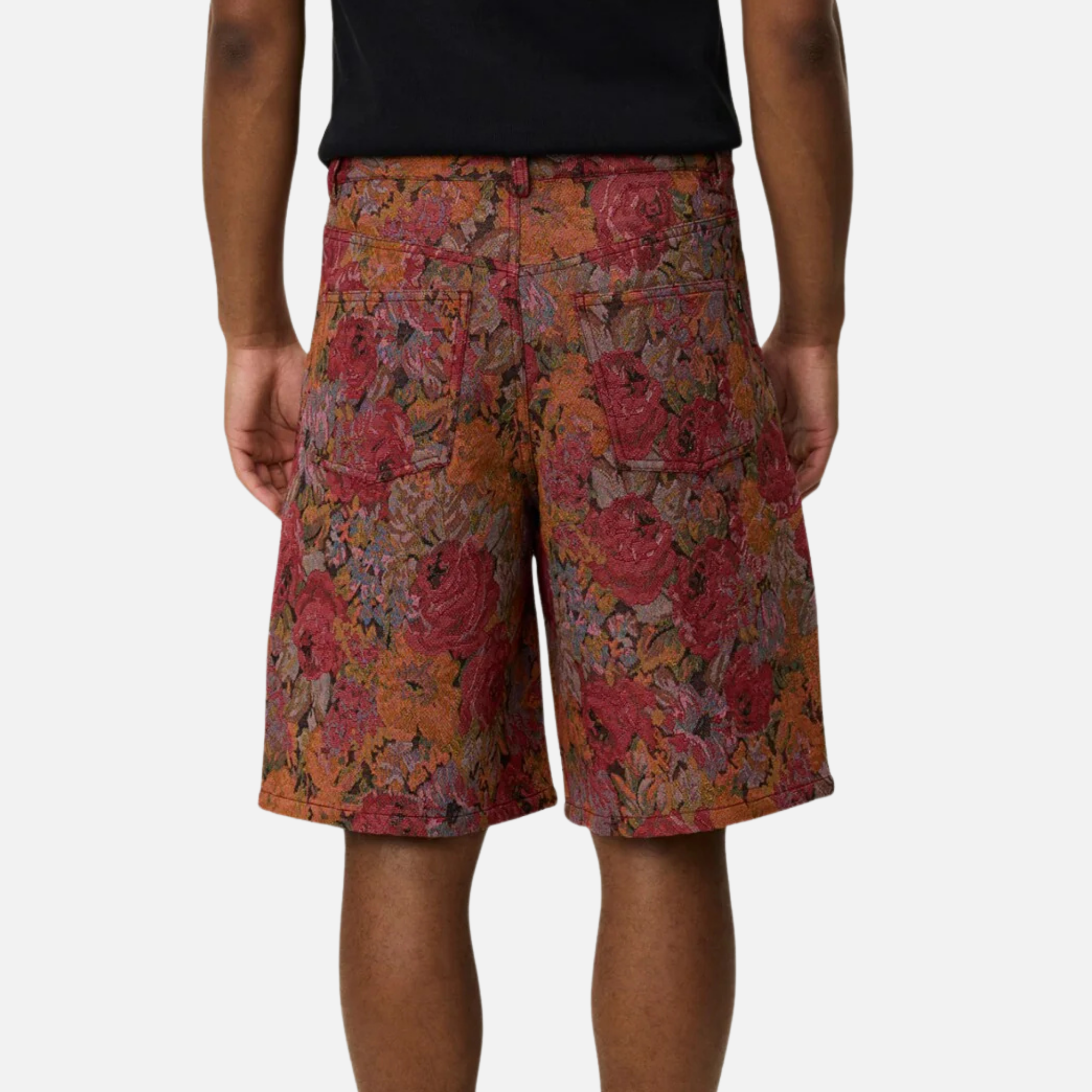 Les Deux Red Dahlia Ryder Jacquard Shorts