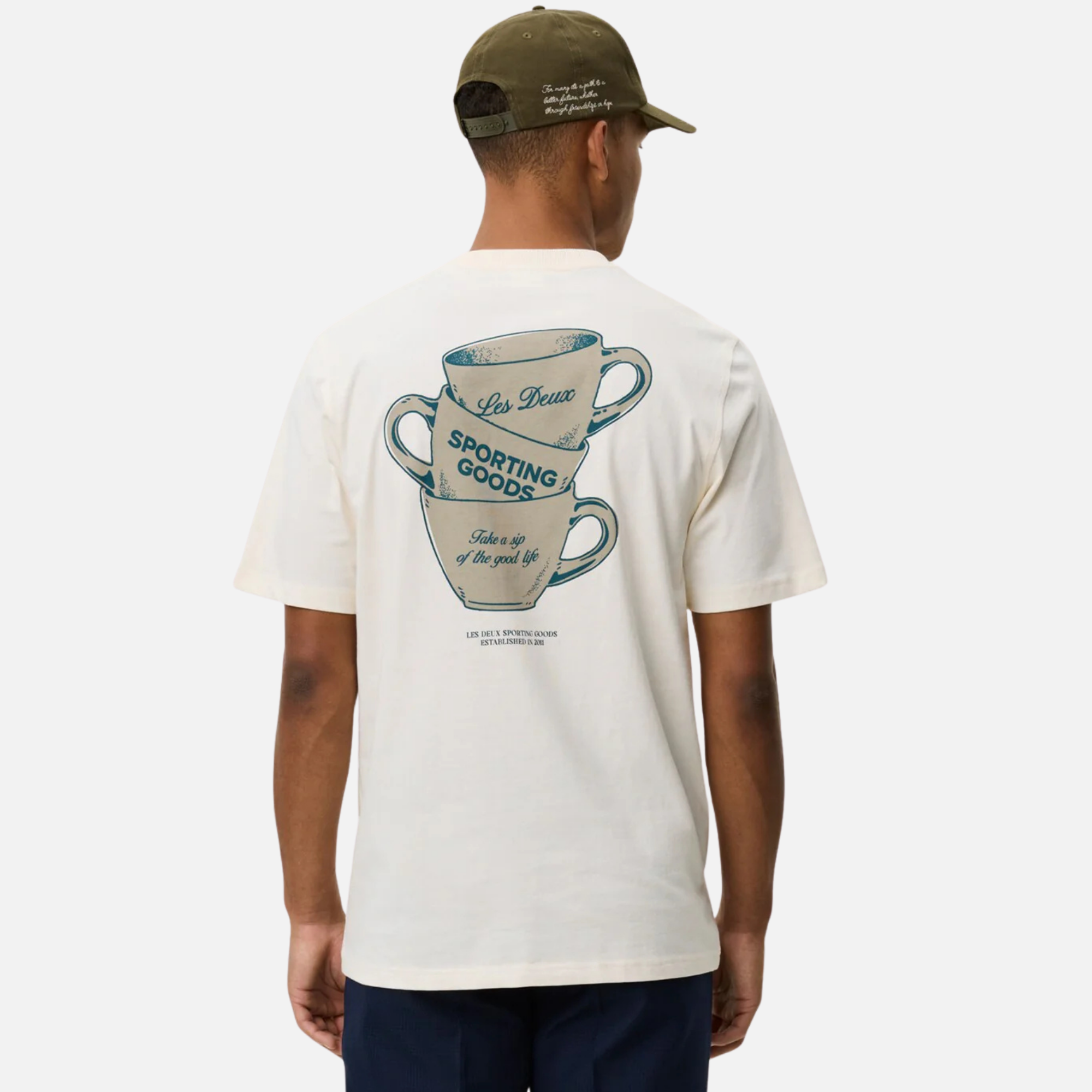 Les Deux Eggnog White Ben Artist T-Shirt