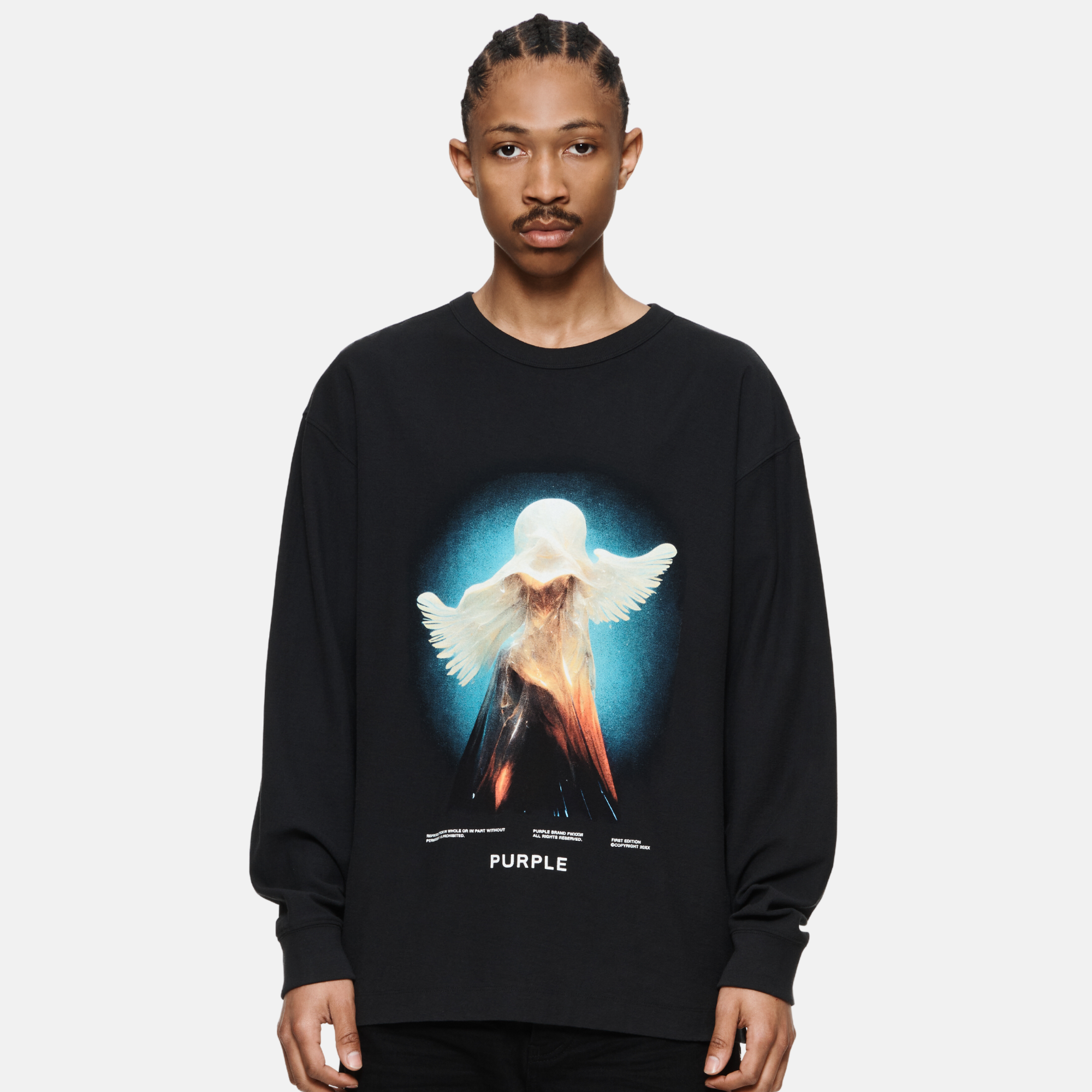 Purple Brand Seraph Long Sleeve T-Shirt