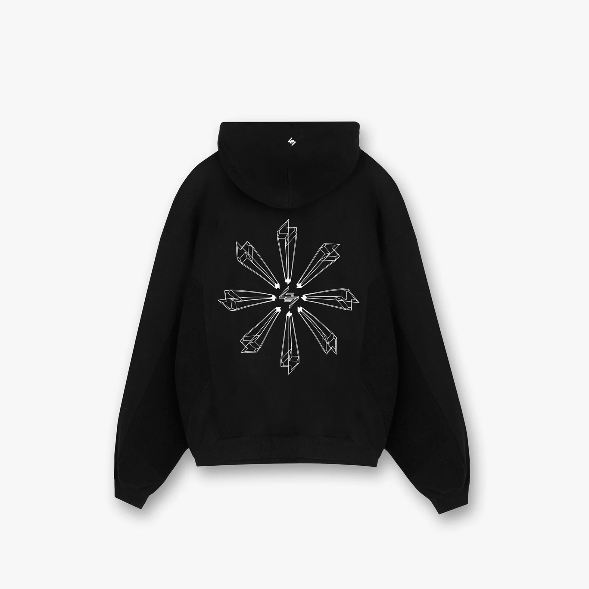 Represent Black 24/7 Uprising Oversized Hoodie
