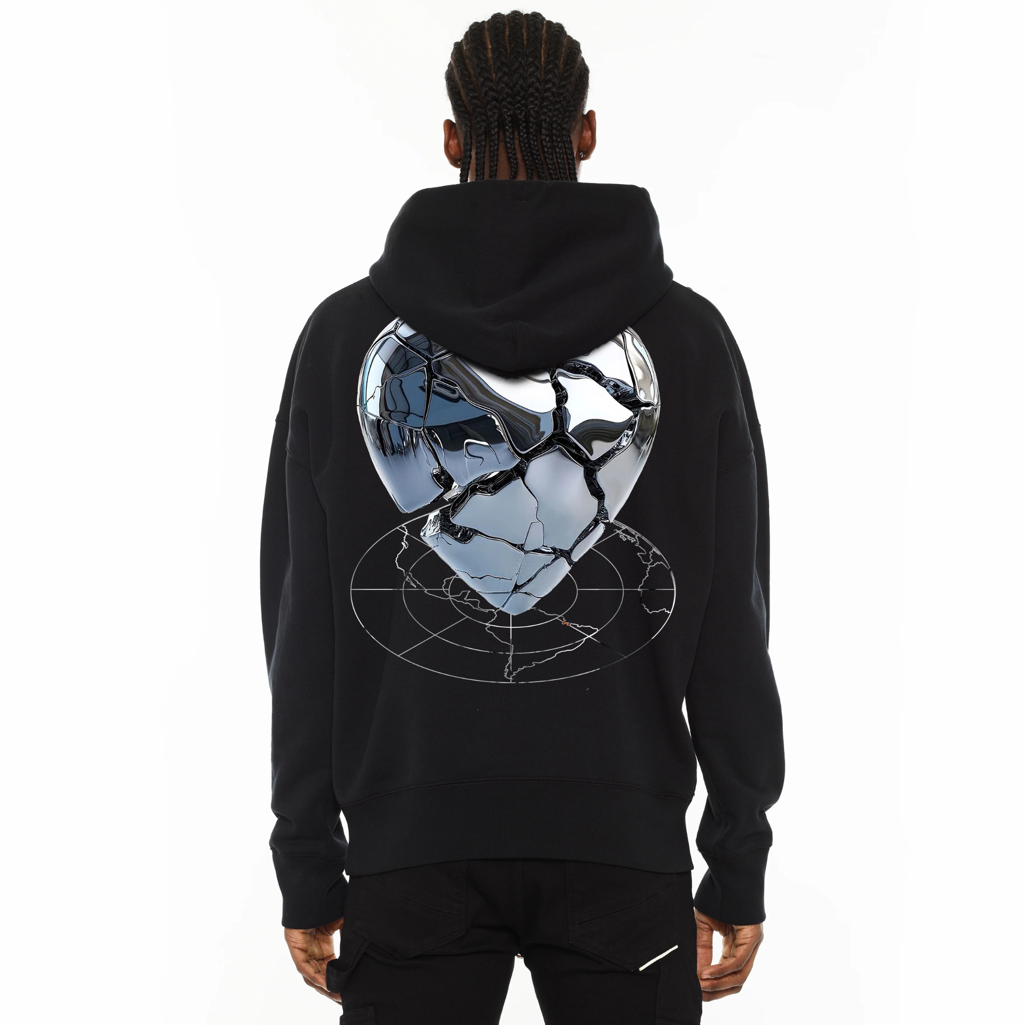 Culf of Individuality HVMAN Broken Hearts Hoodie