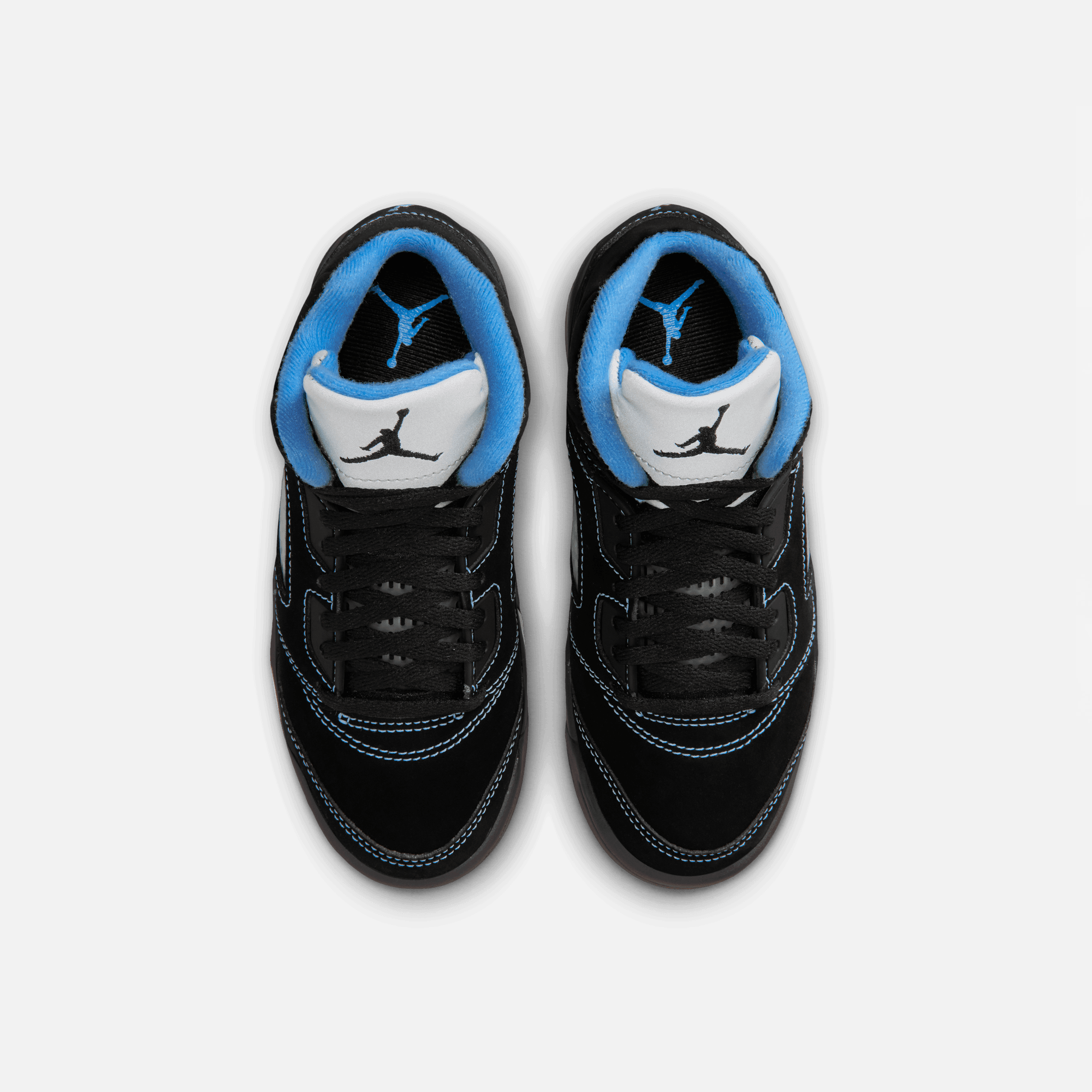 Air Jordan Kids' 5 Retro Black Carolina (PS)