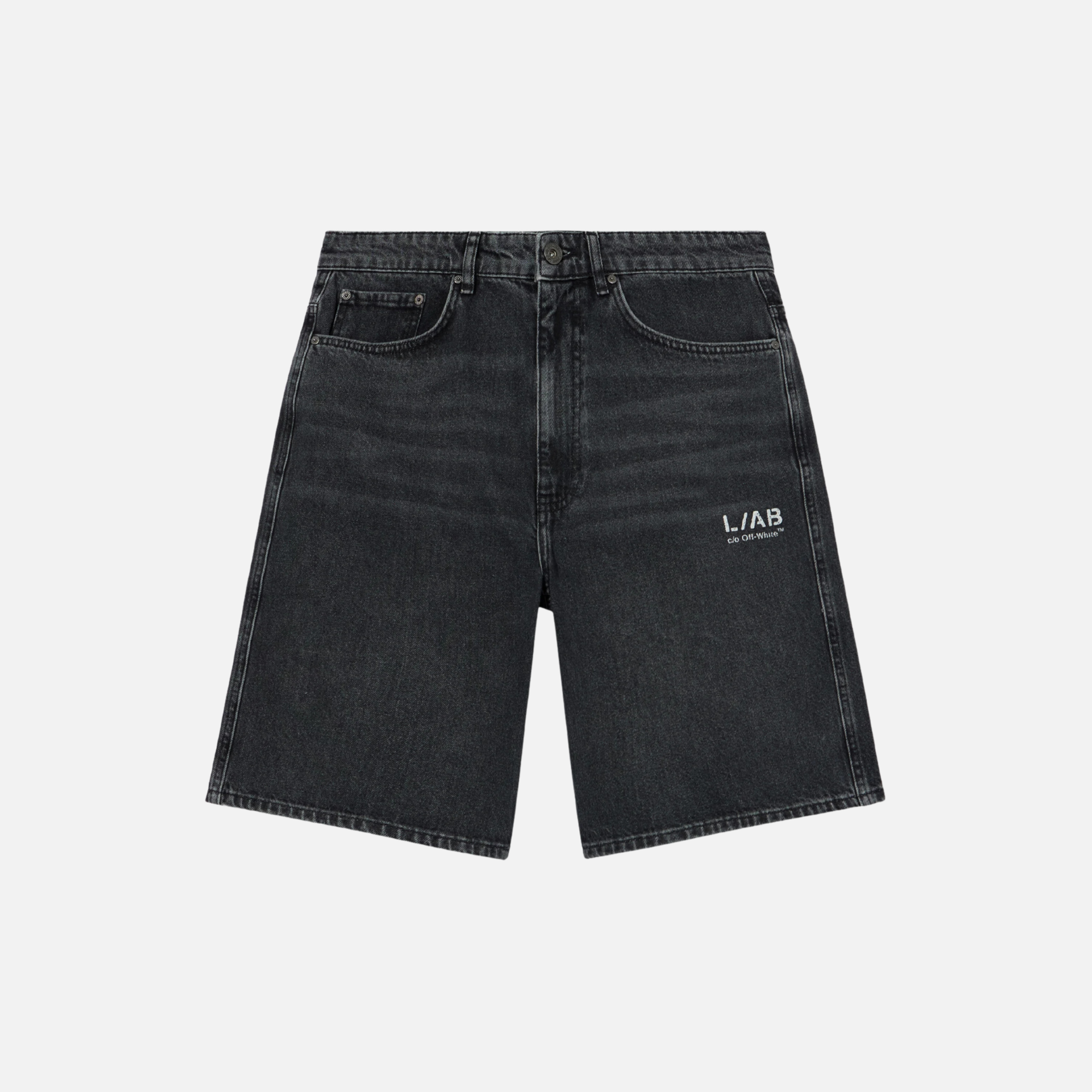 Off White Phantom Black Diag Shorts