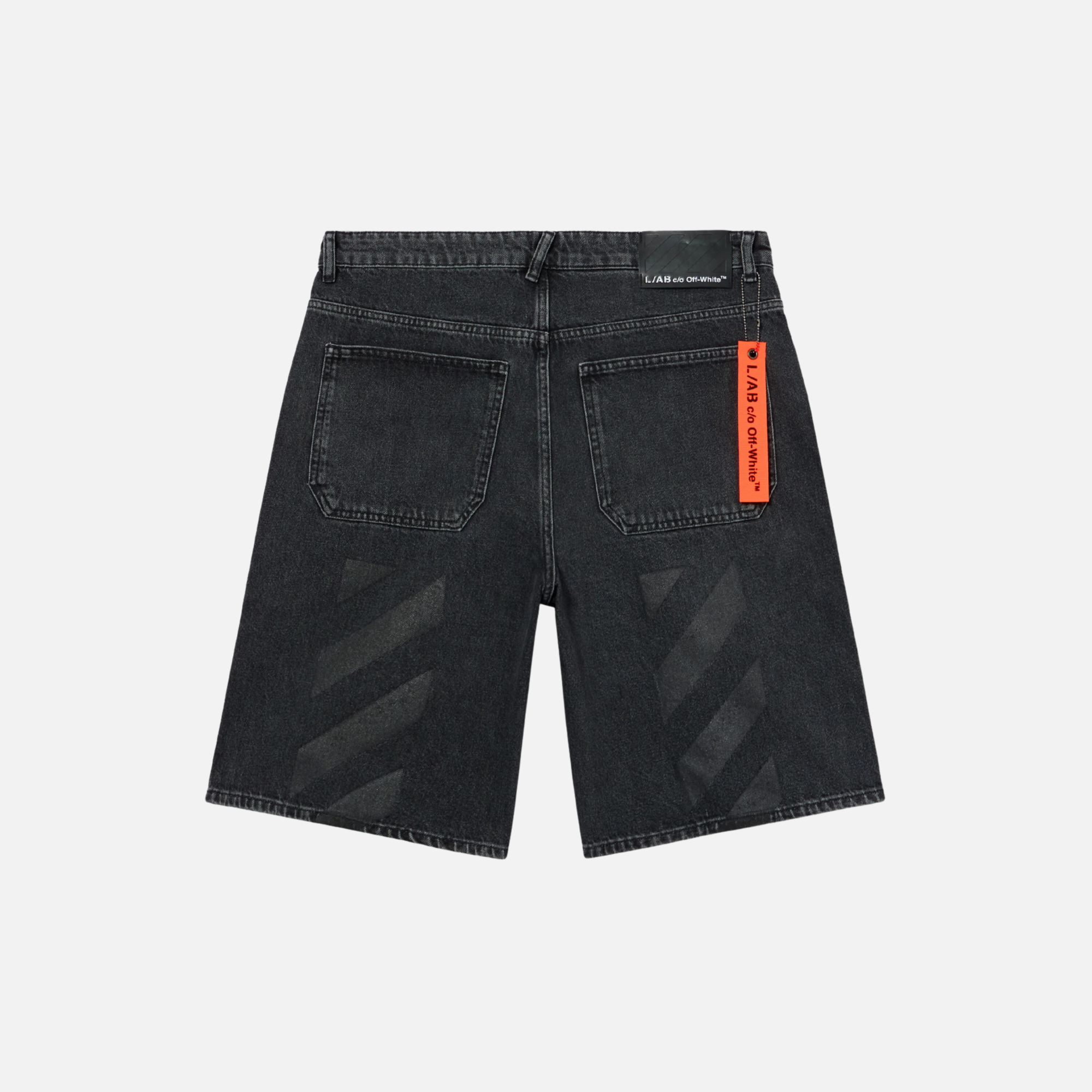 Off White Phantom Black Diag Shorts