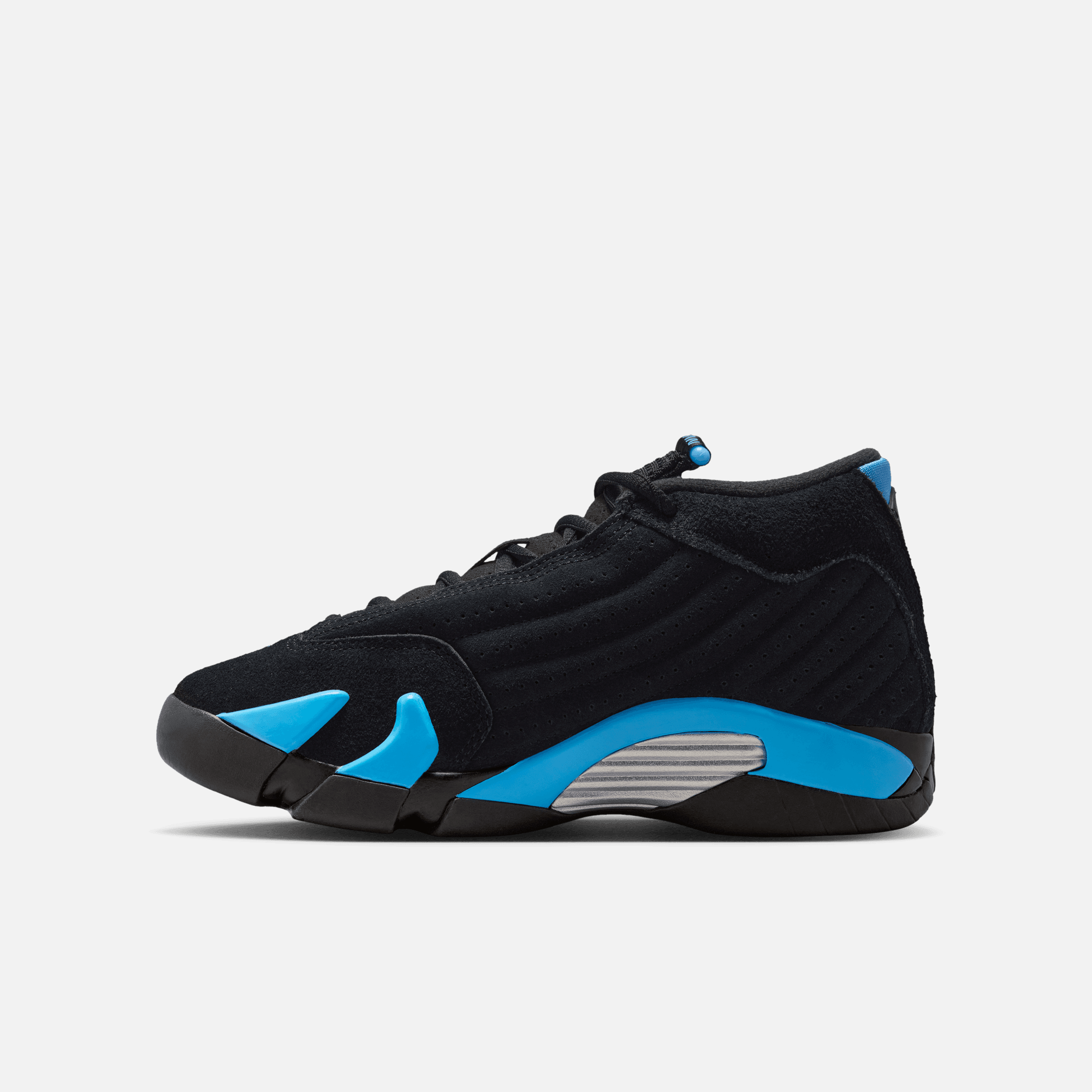 Air Jordan Big Kids' 14 Retro Black University Blue (GS)