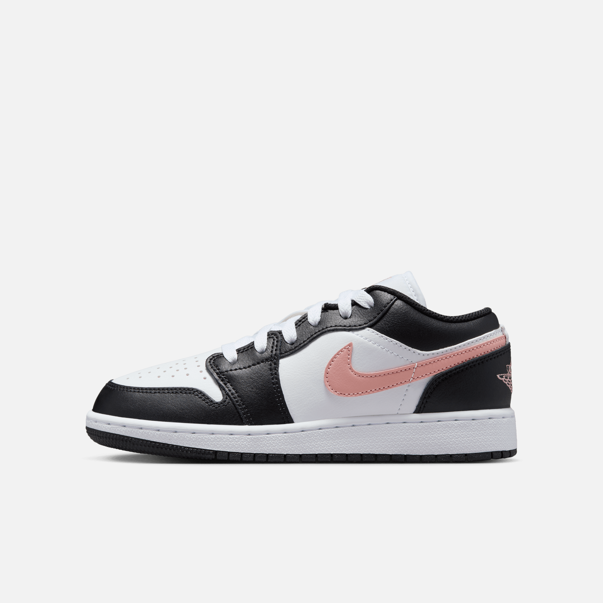 Air Jordan Big Kids' 1 Low Black Rust Pink (GS)