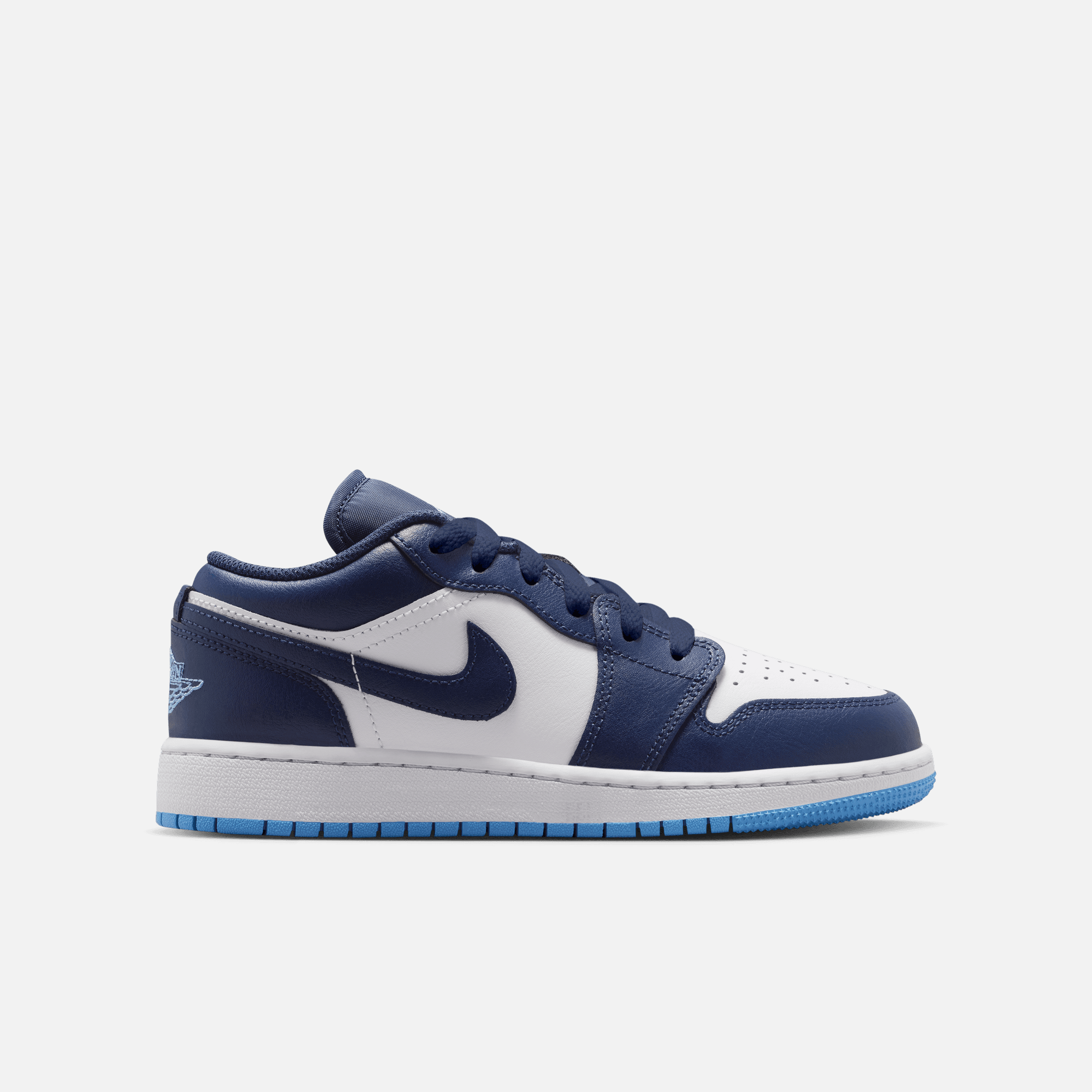 Air Jordan Big Kids' 1 Low Midnight Navy University Blue (GS)