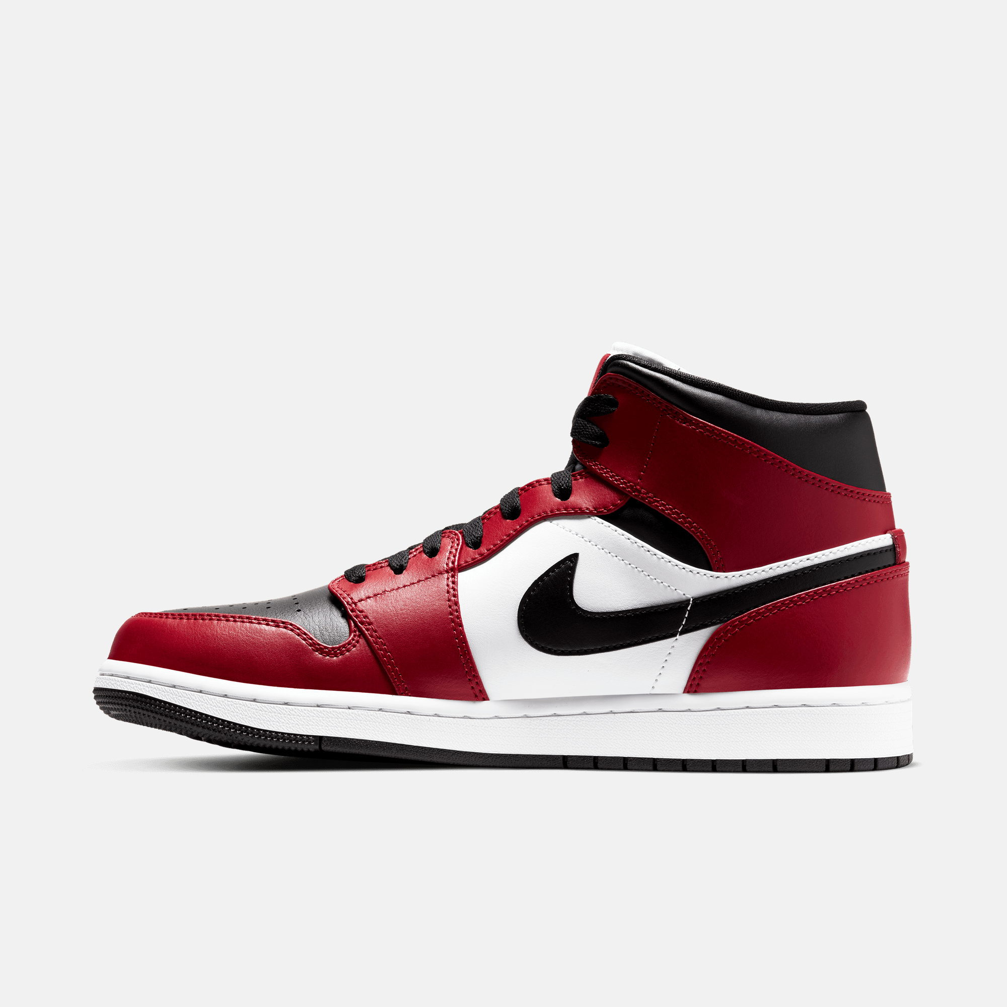 Air Jordan 1 Mid Chicago Black Toe