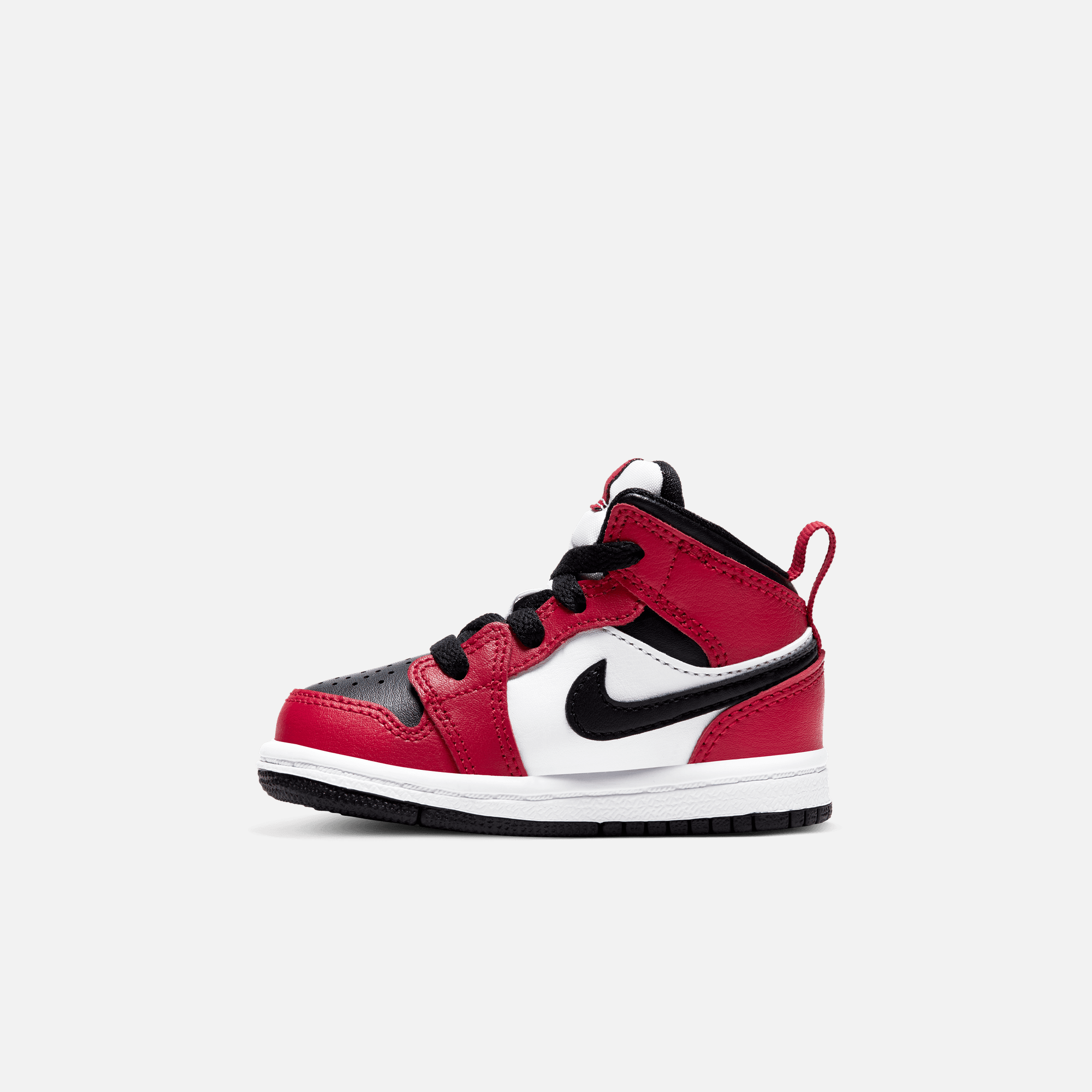 Air Jordan Kids' 1 Mid Chicago Black Toe (TD)