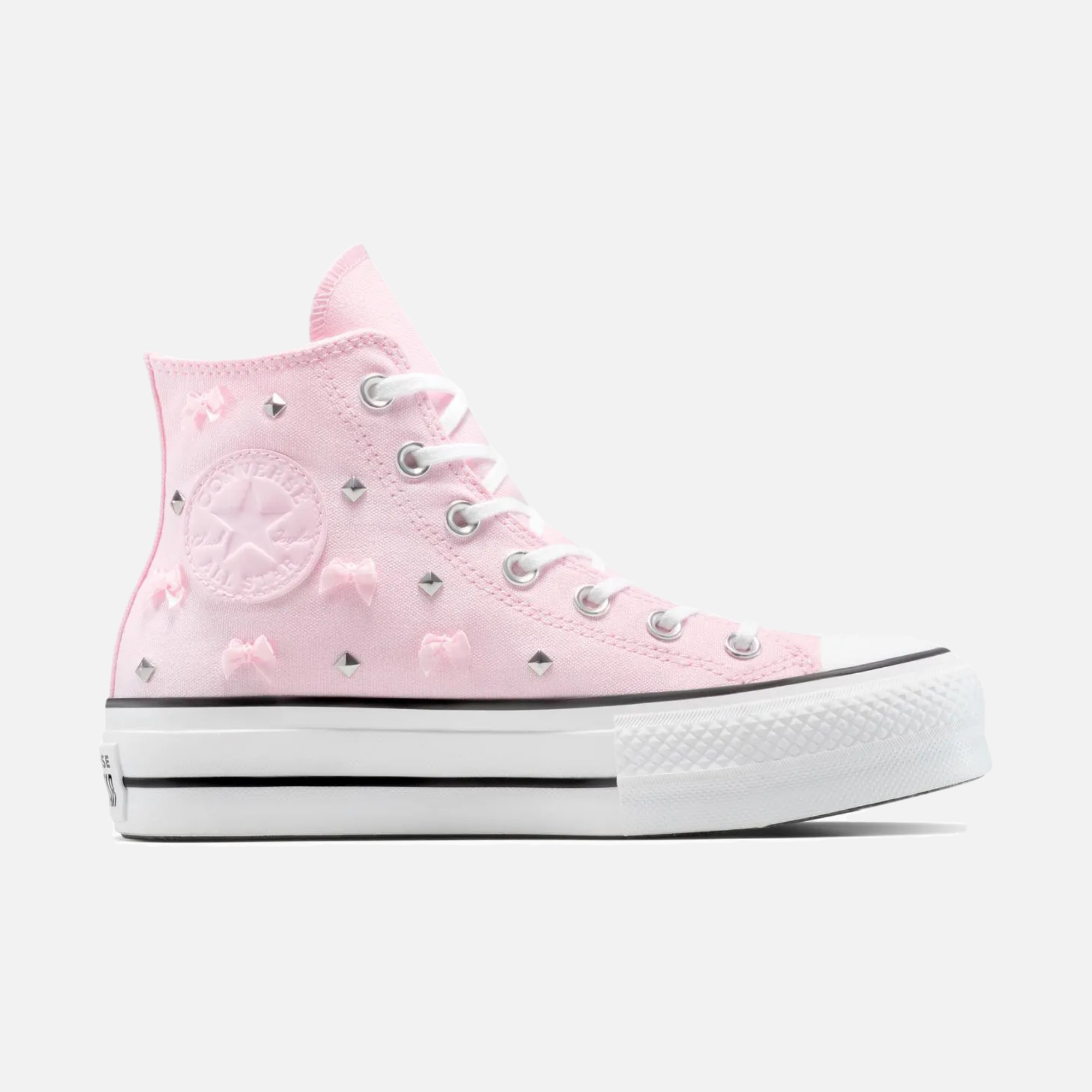 Converse Chuck Taylor All Star Lift Hi Pink Ribbons – Puffer Reds
