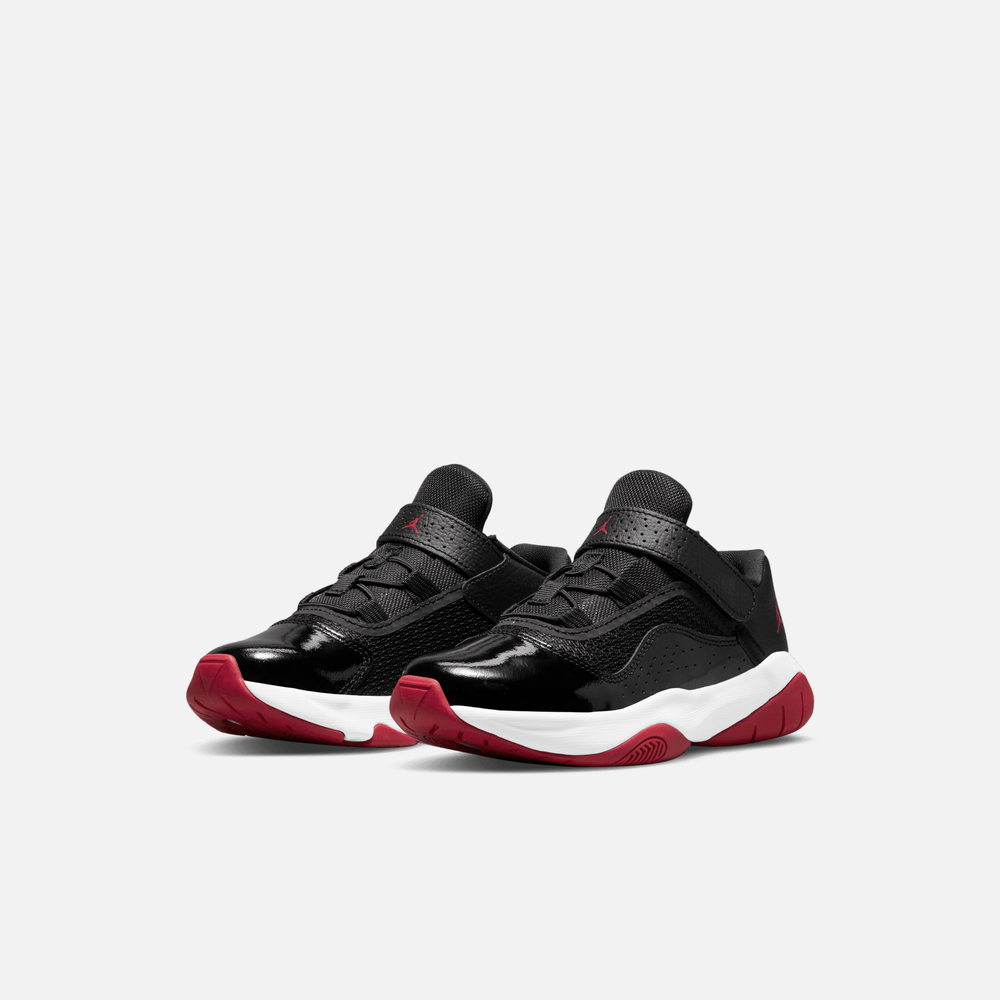 Air Jordan Kids' 11 CMFT Low Black Gym Red (PS)
