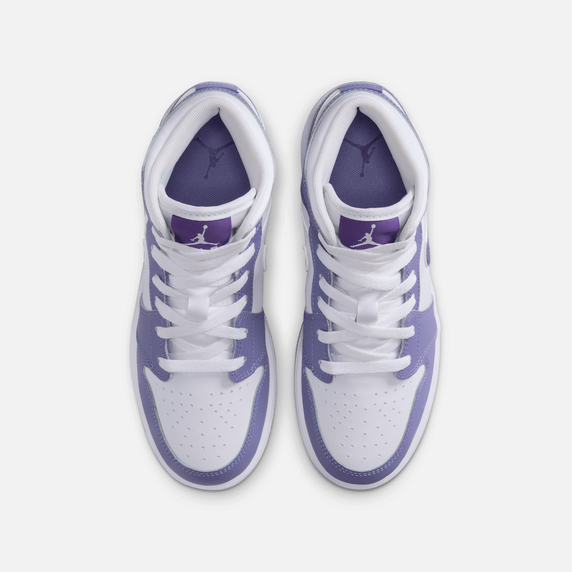 Air Jordan 1 Mid Big Kids Court Purple (GS)