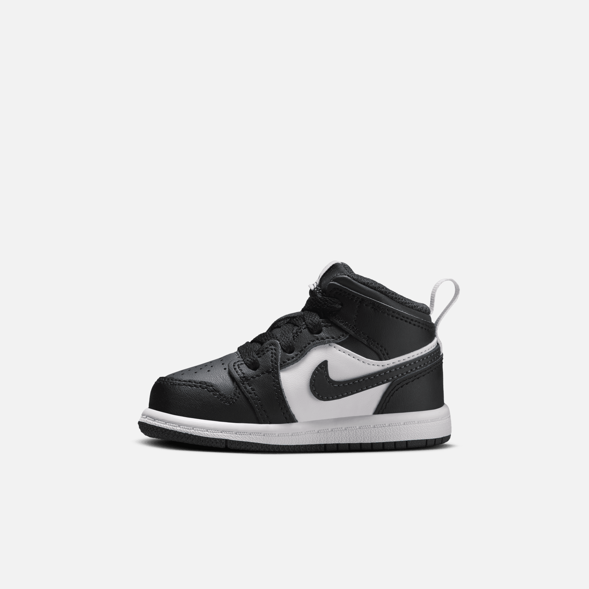 Air Jordan Kids' 1 Mid Black Off Noir (TD)