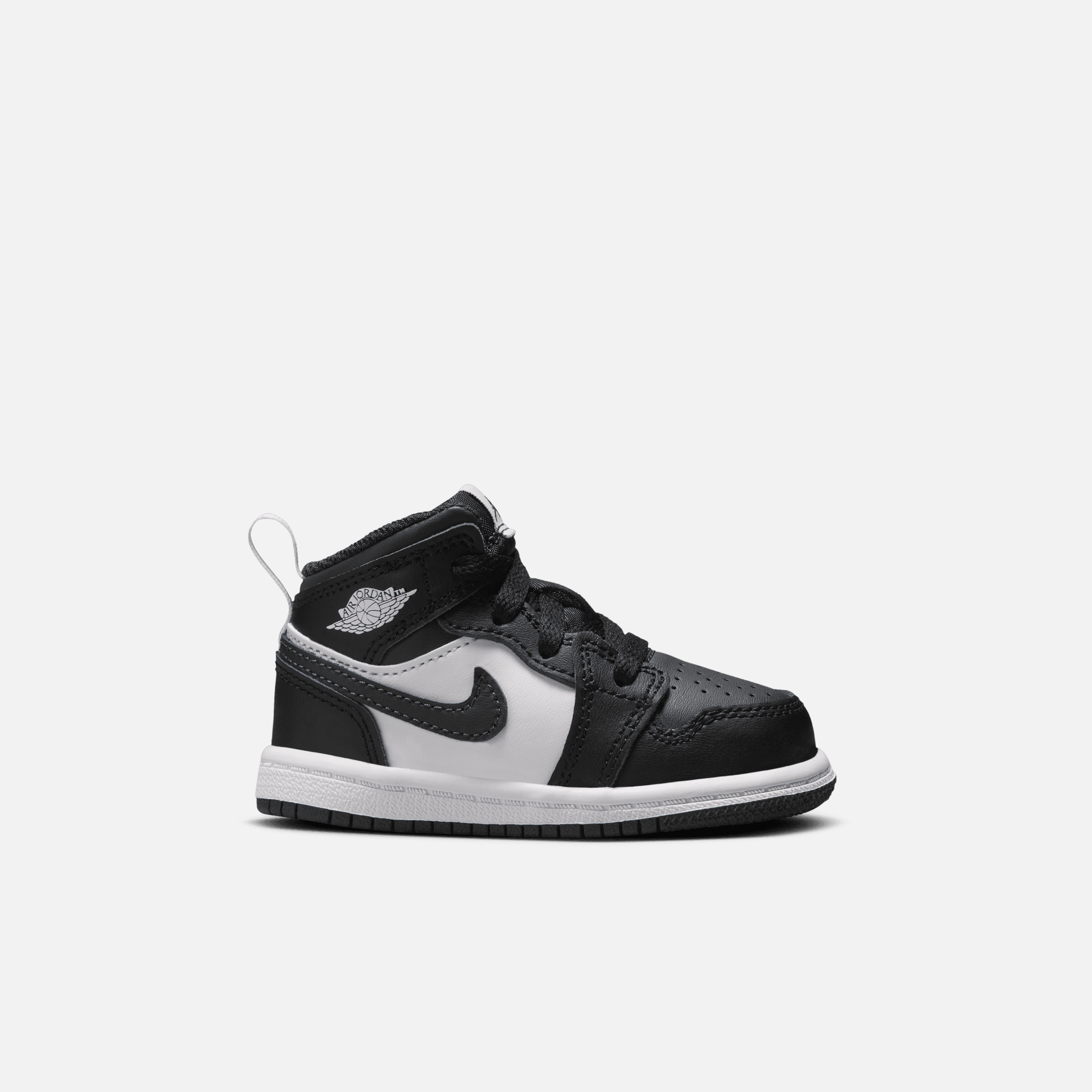 Air Jordan Kids' 1 Mid Black Off Noir (TD)