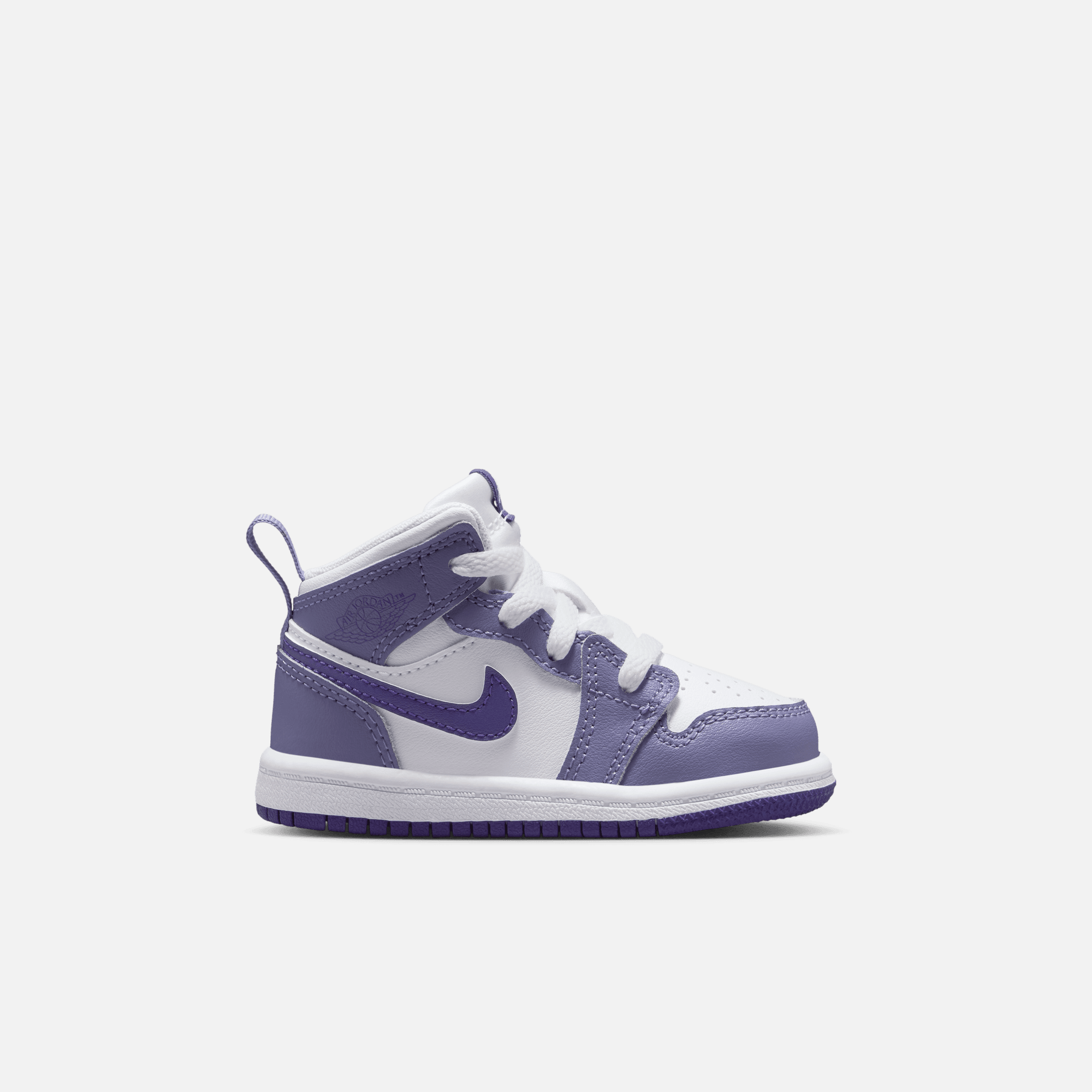 Air Jordan Kids' 1 Mid Court Purple (TD)