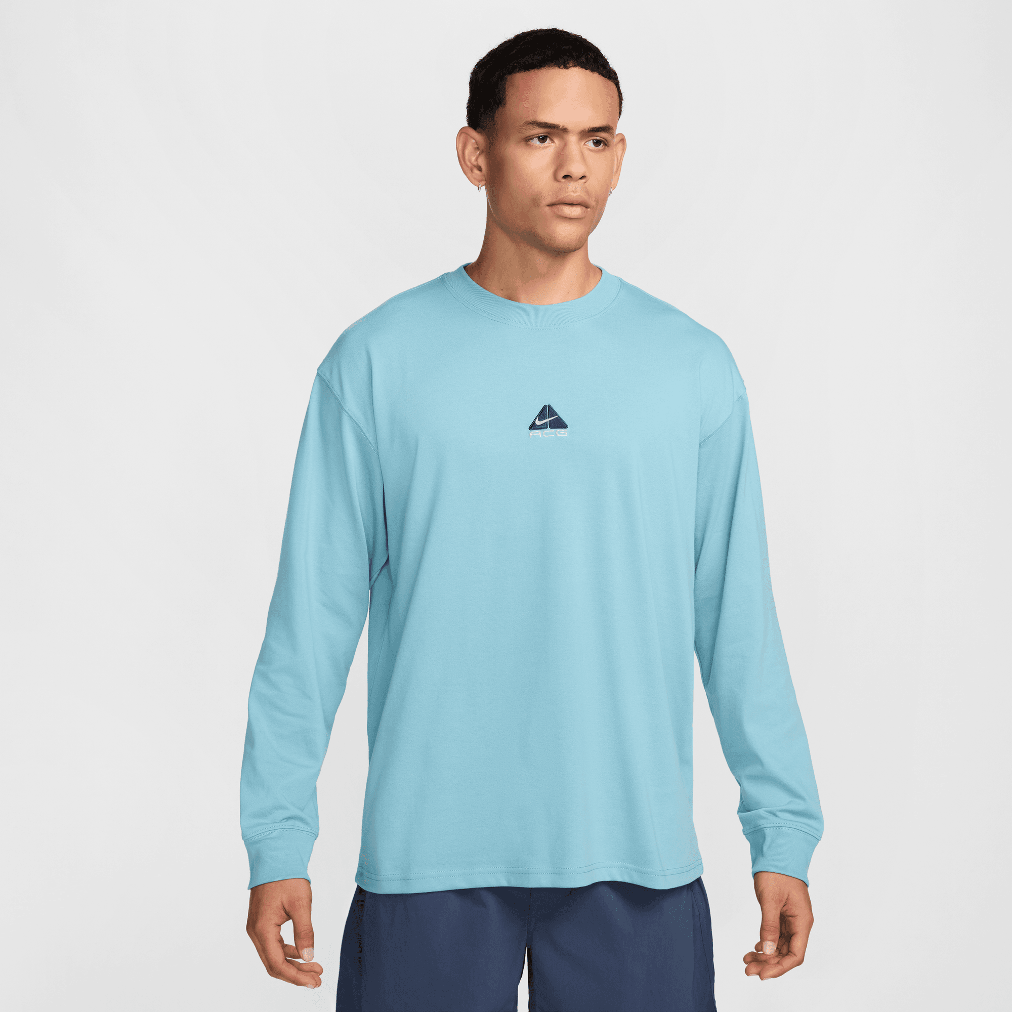 Nike ACG "Lungs" Denim Turq Blue Long-Sleeve T-Shirt