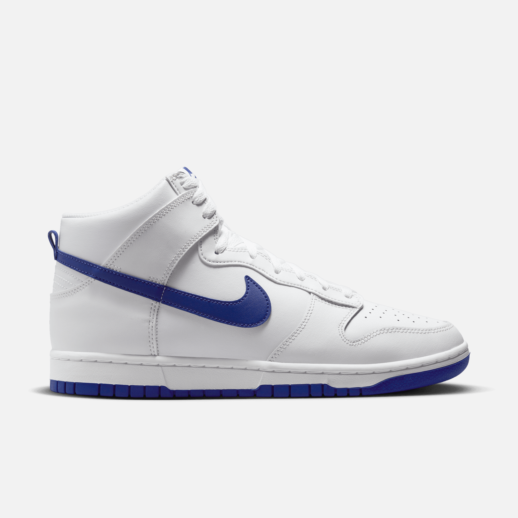 Nike Dunk High Retro White Deep Royal – Puffer Reds