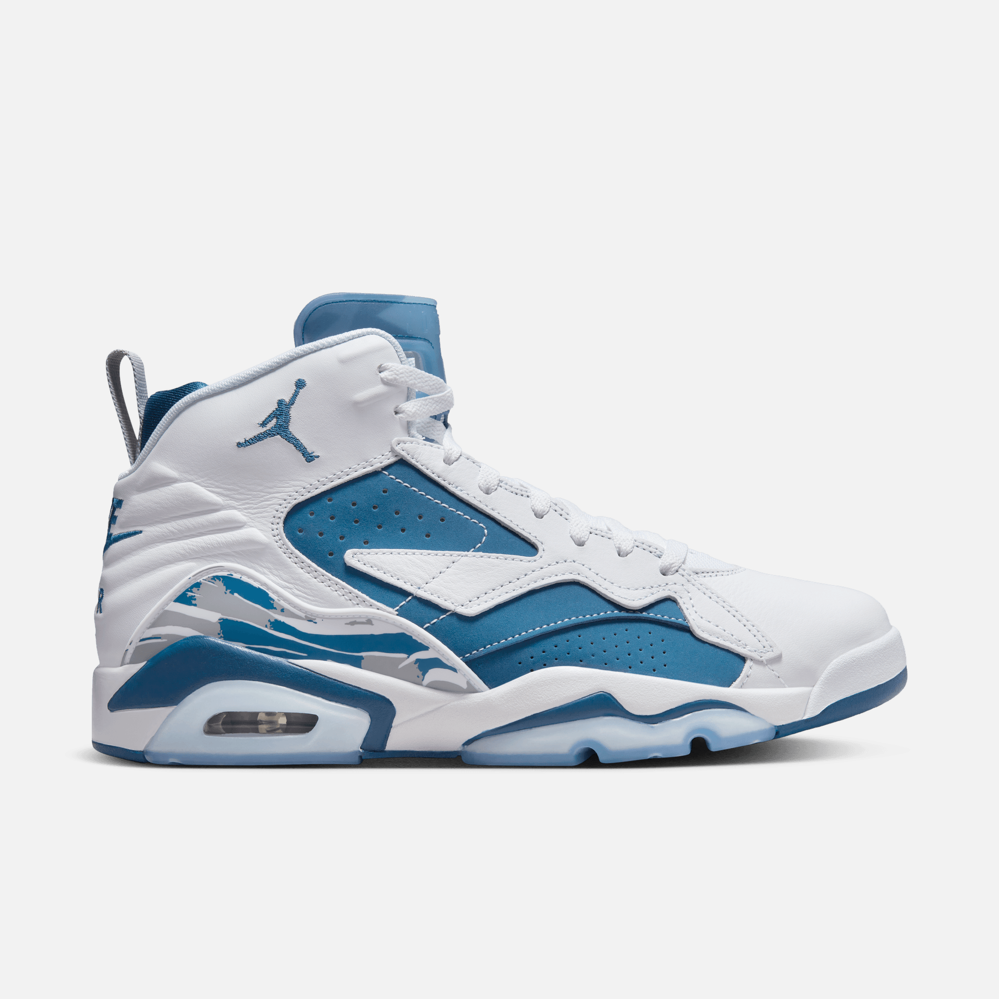 Jordan MVP Men s White Industrial Blue Neutral Grey Shoes Size 13