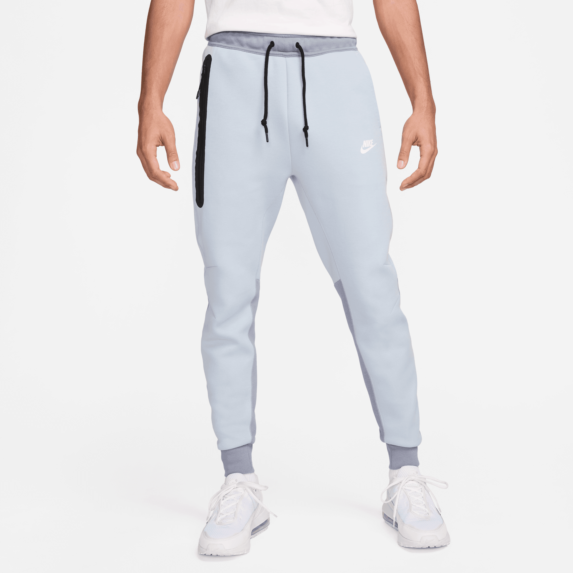 Blue nike tech joggers best sale