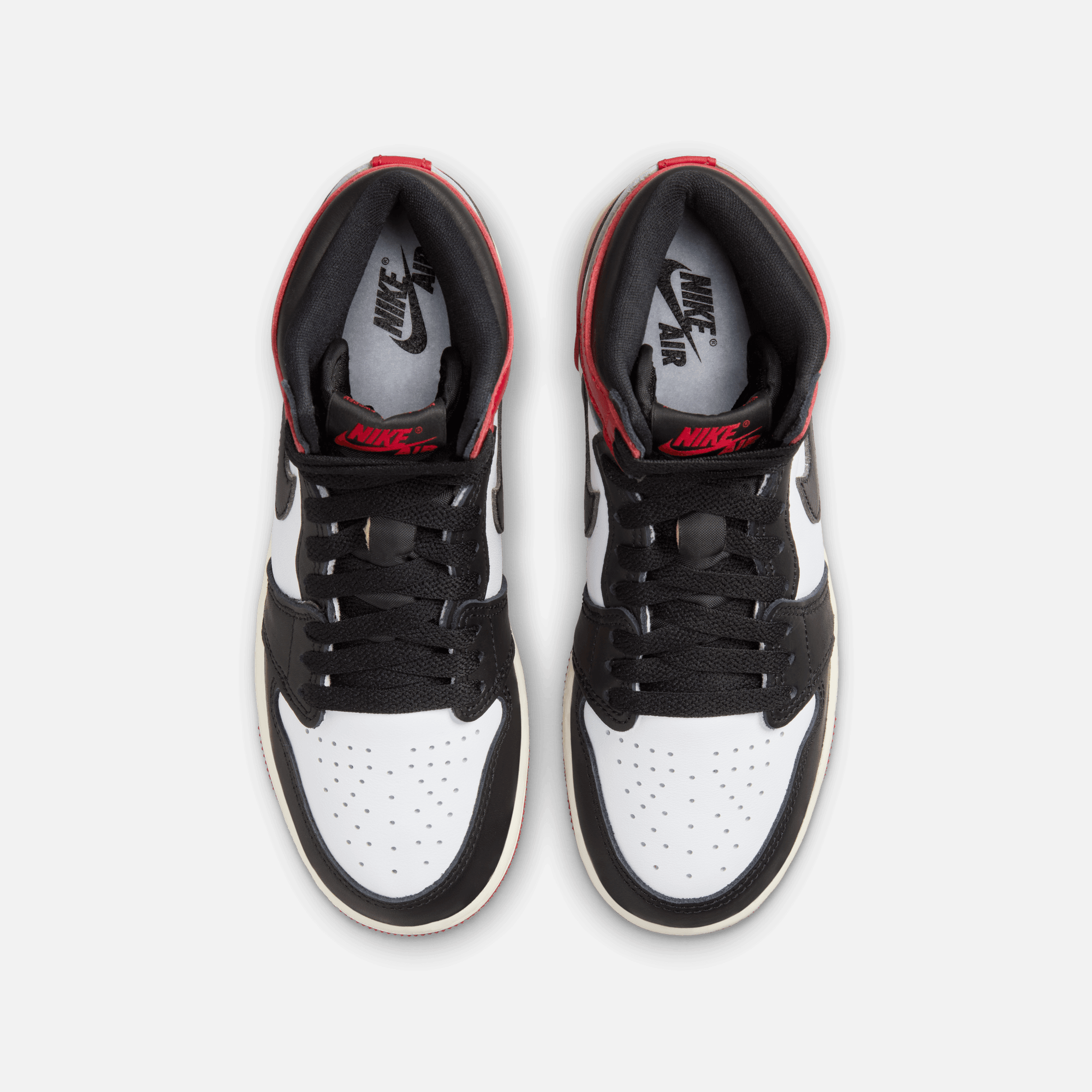 Air Jordan Big Kids' 1 Retro High OG Black Toe Reimagined (GS)