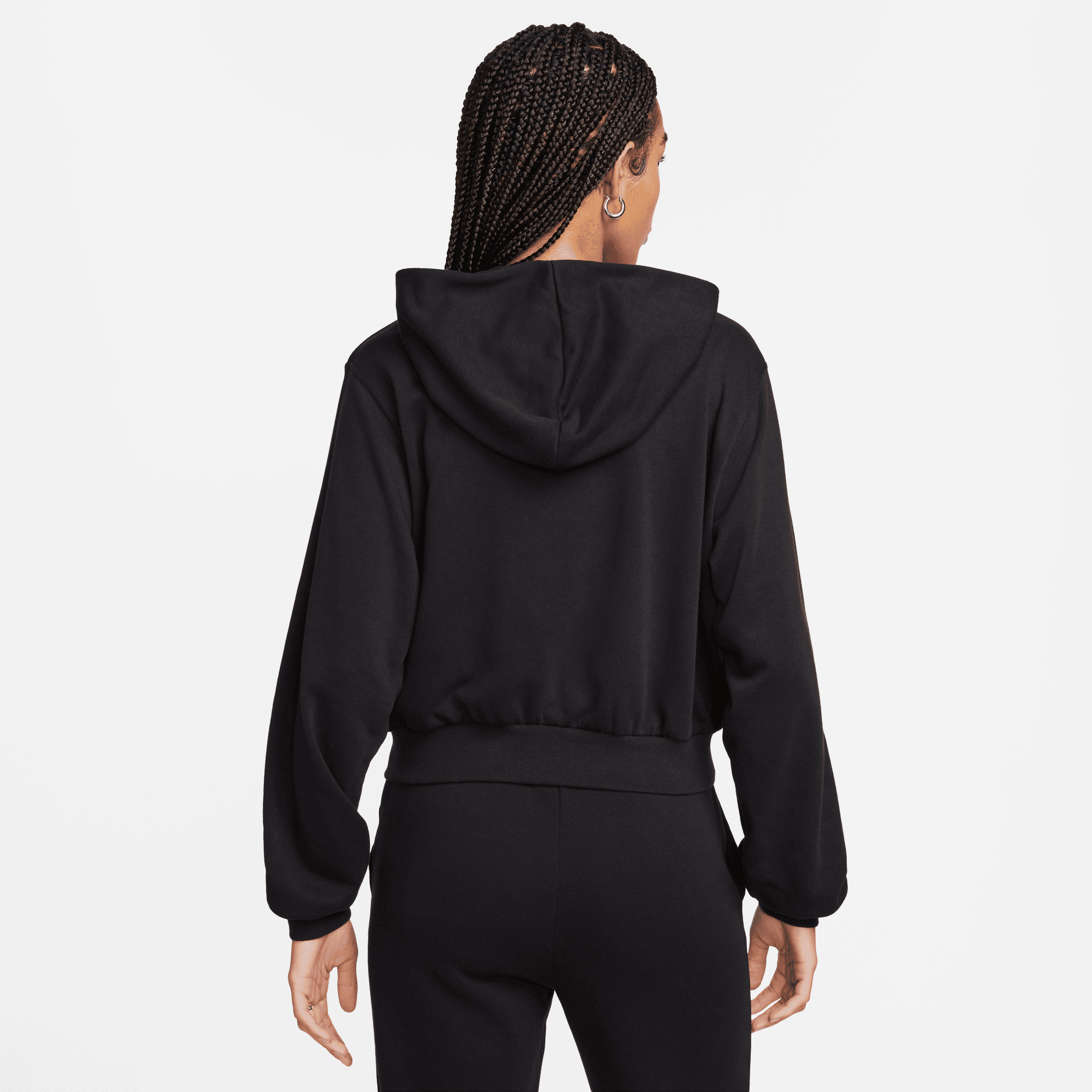 Nike Women's Sportswear Black Chill Terry Full-Zip Hoodie