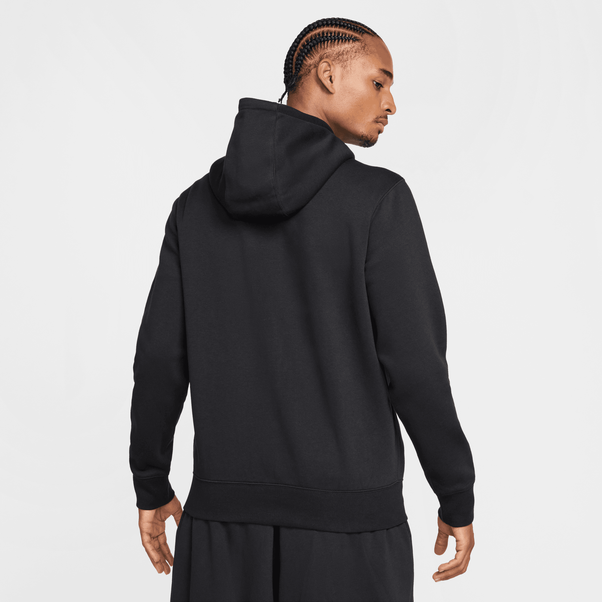 Nike Club Full-Zip Black Hoodie