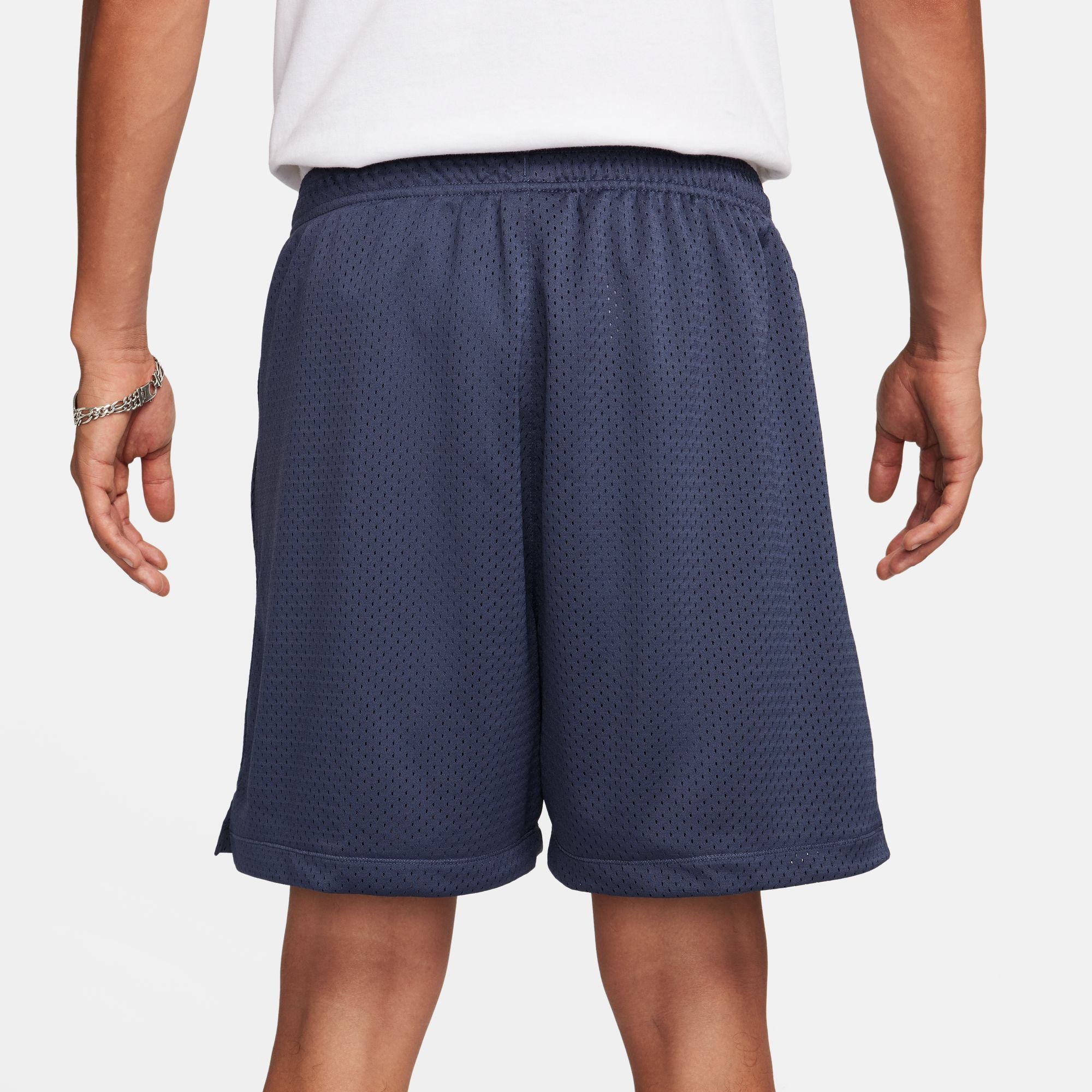 Nike Sportswear Swoosh Blue Mesh Shorts