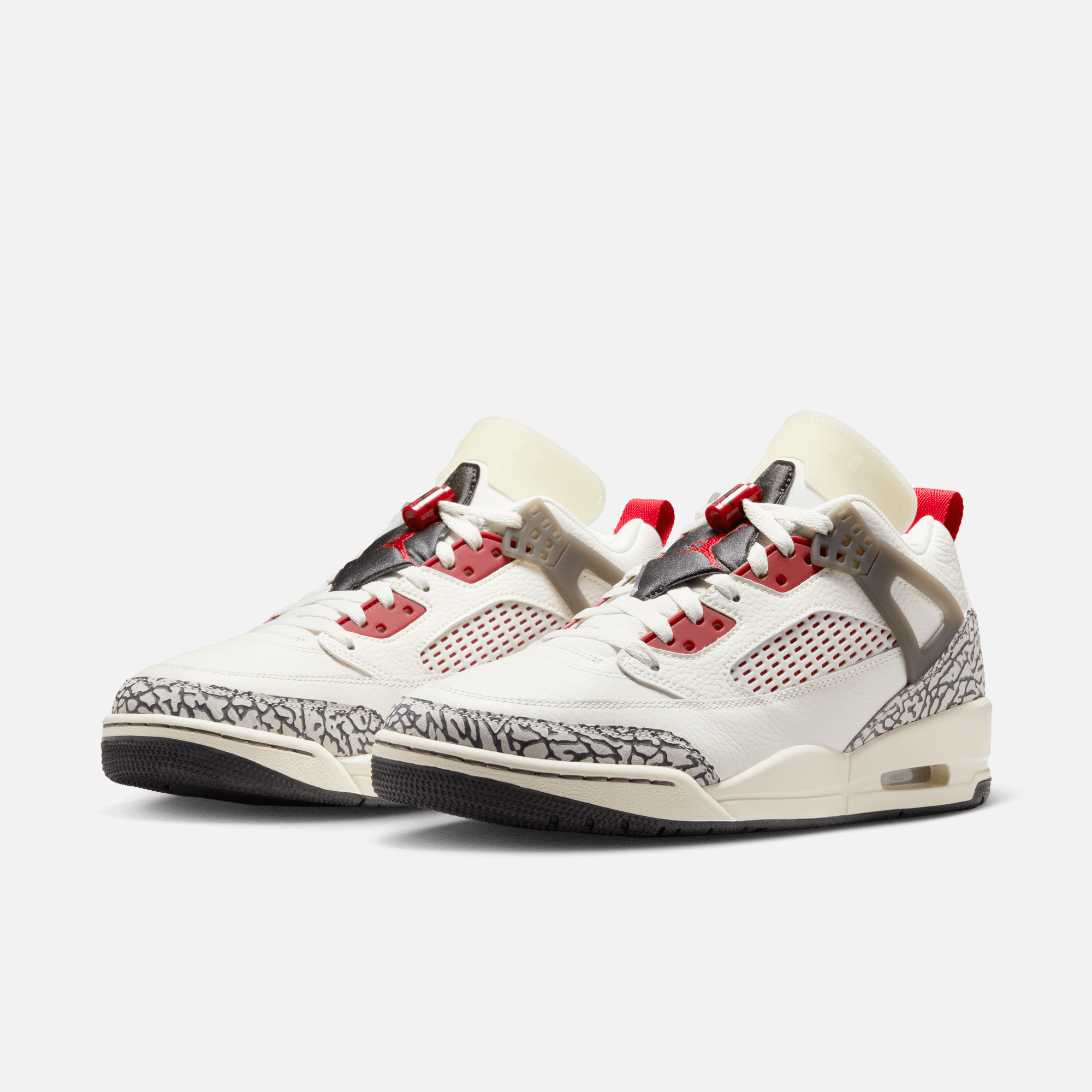 Air Jordan Spizike Low Sail Anthracite Coconut Milk Varsity Red