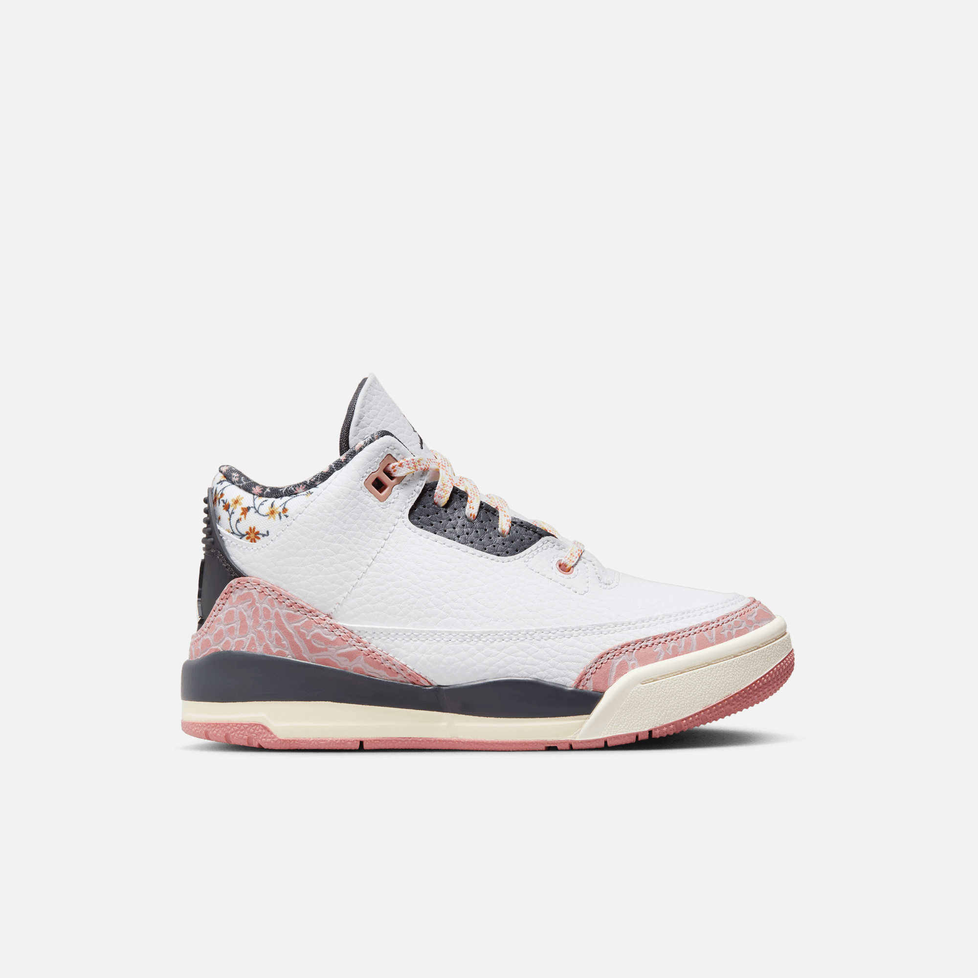 Air Jordan Kids 3 Retro Vintage Floral PS Puffer Reds