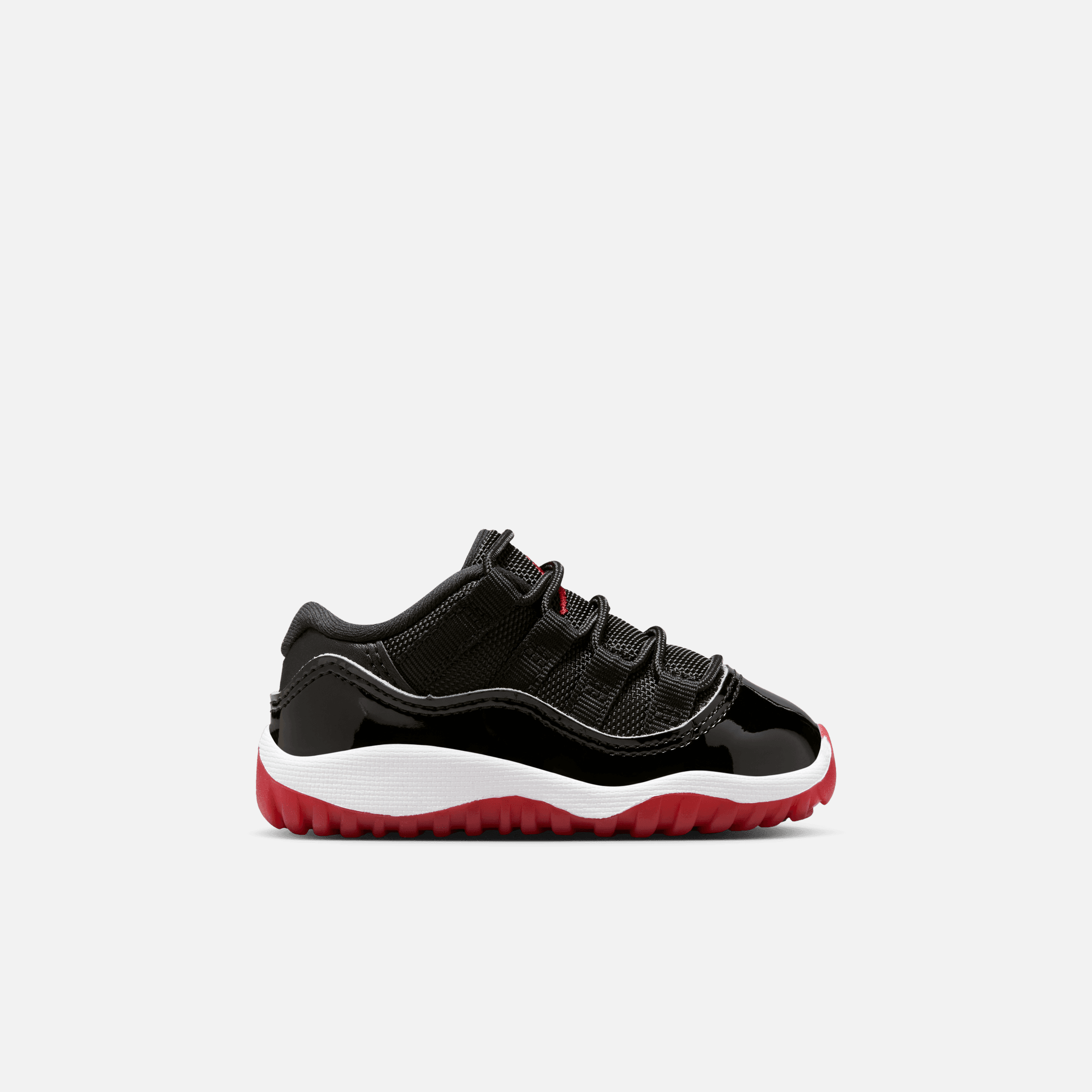 Air Jordan Kids' 11 Retro Low Bred (TD) – Puffer Reds Air Jordan Kids' 11 Retro Low Bred (TD) – Puffer Reds