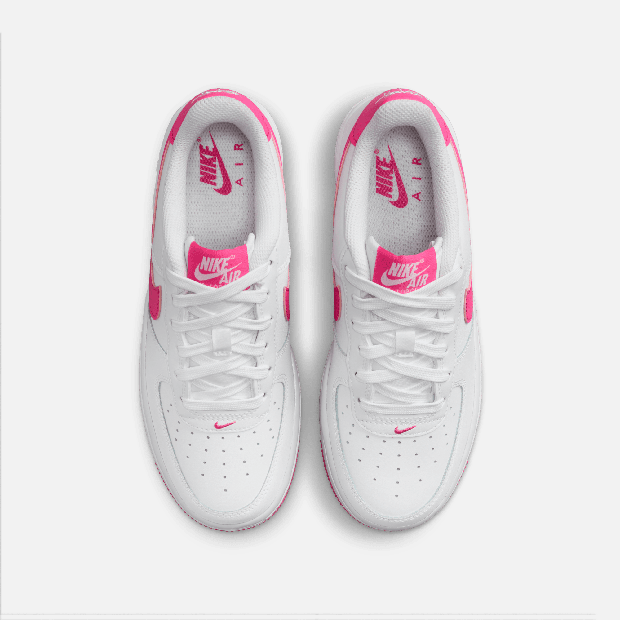 Nike Big Kids' Air Force 1 Low Laser Fuchsia (GS)