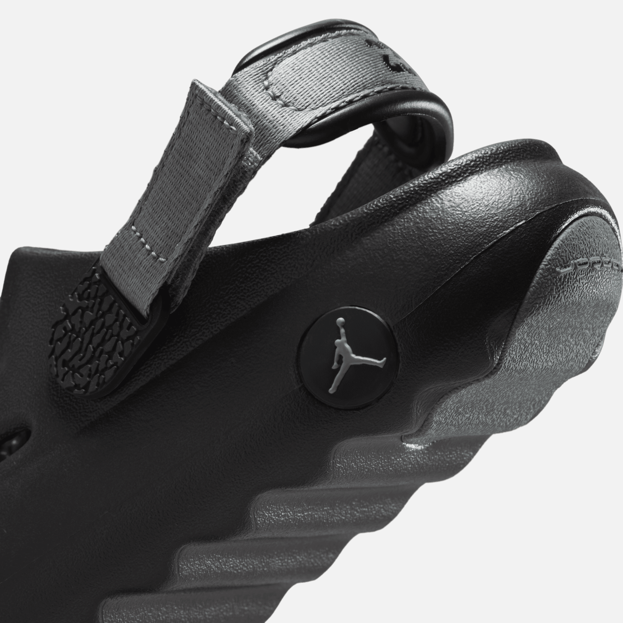 Air Jordan Kids' Black Hydrip Sandals (PS)