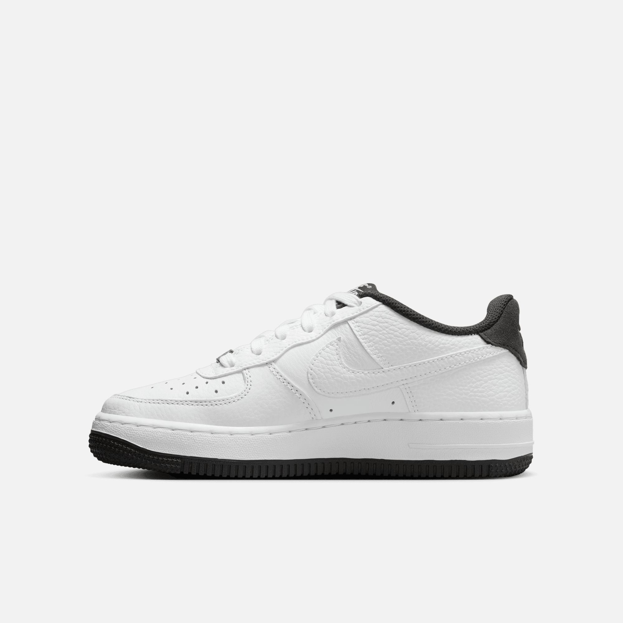 Nike Big Kids' Air Force 1 Low White Anthracite (GS)