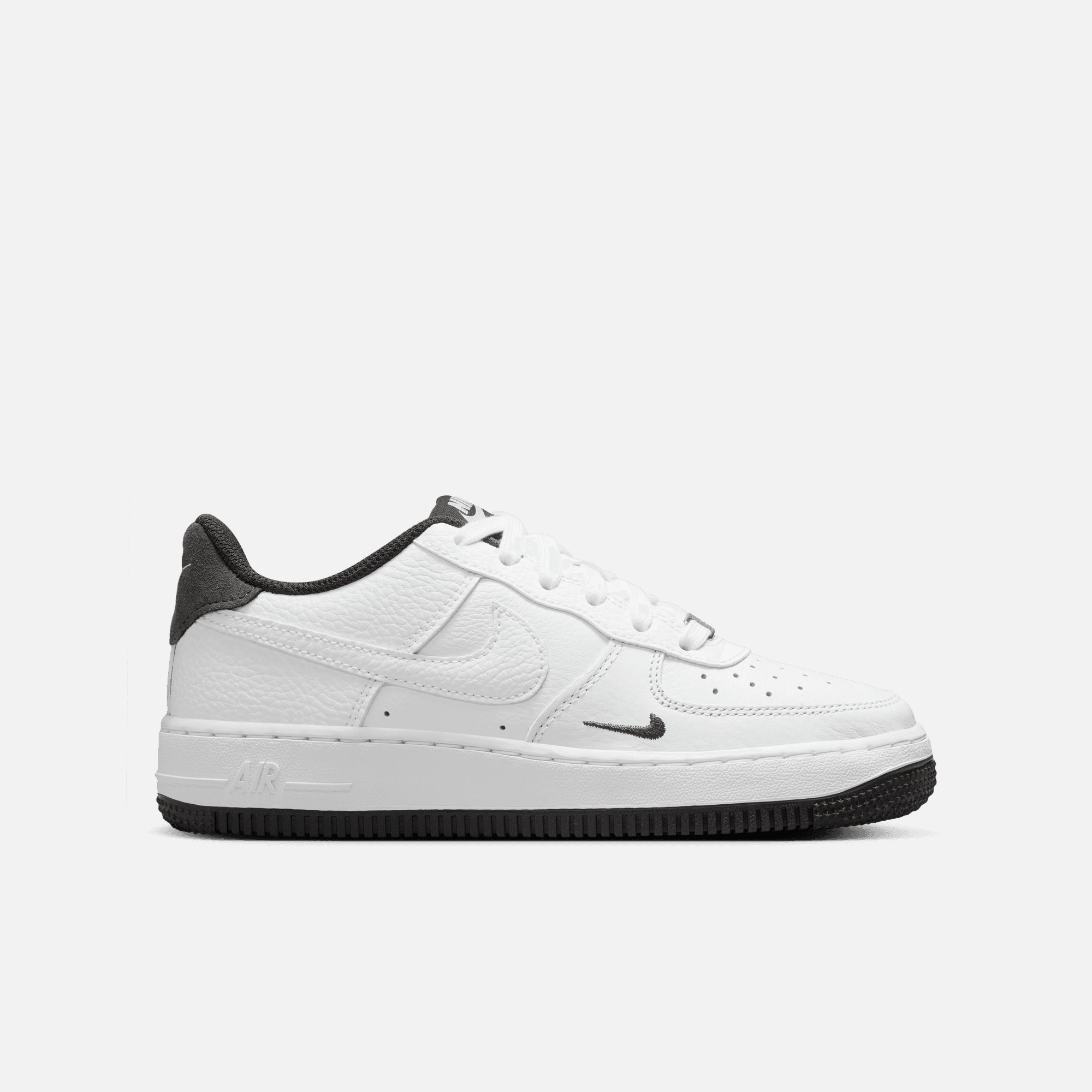 Nike Big Kids' Air Force 1 Low White Anthracite (GS)