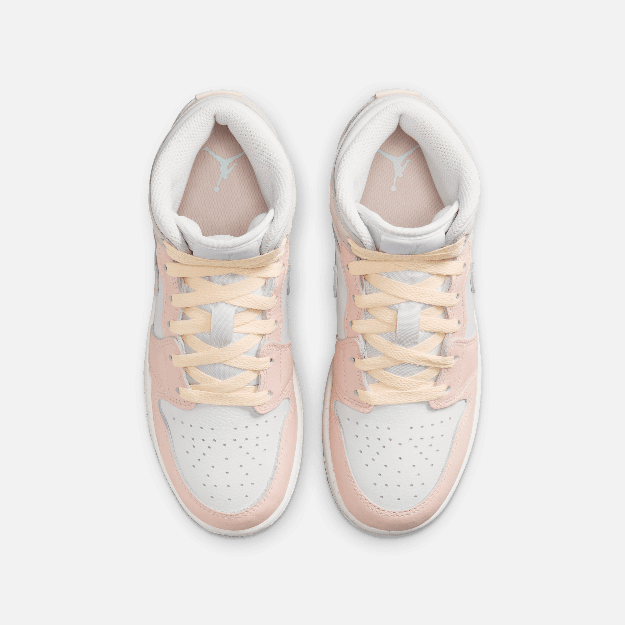 Air Jordan Big Kids' 1 Mid SE Flamingo (GS)