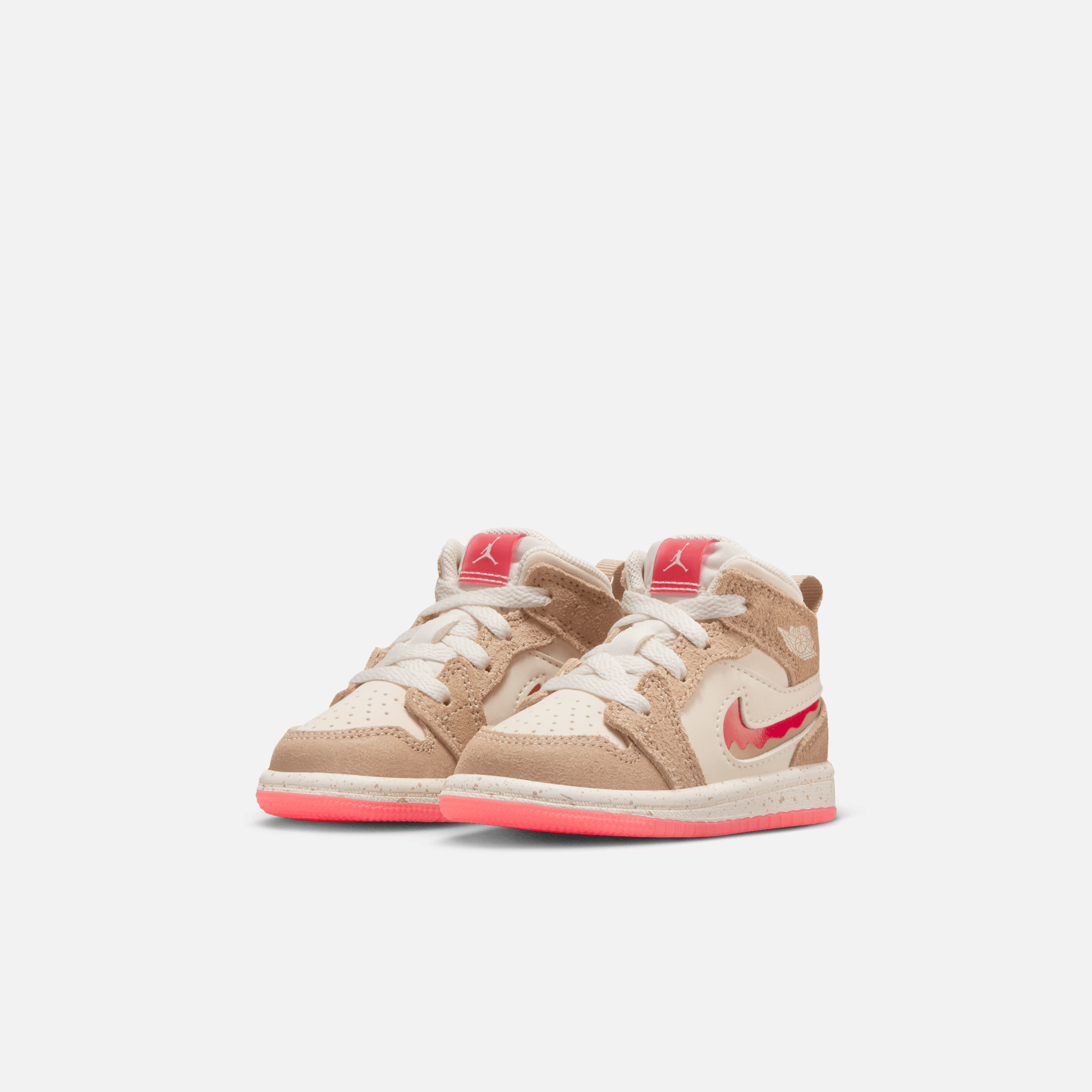 Air Jordan Kids' 1 Mid SE Peanut Butter & Jelly (TD)