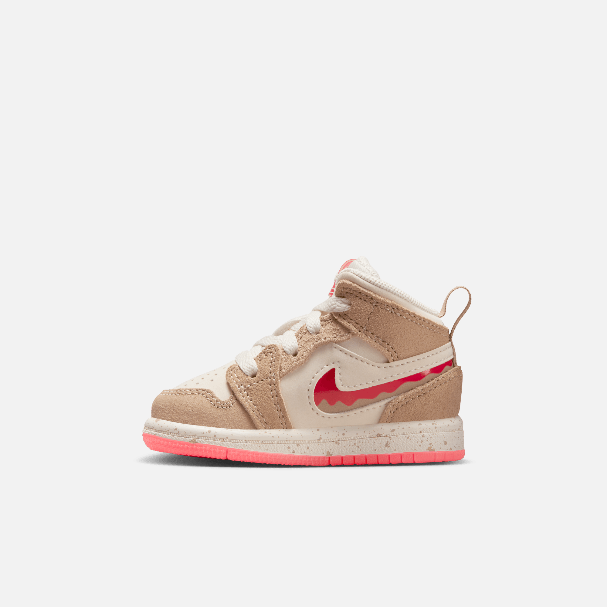 Air Jordan Kids' 1 Mid SE Peanut Butter & Jelly (TD)