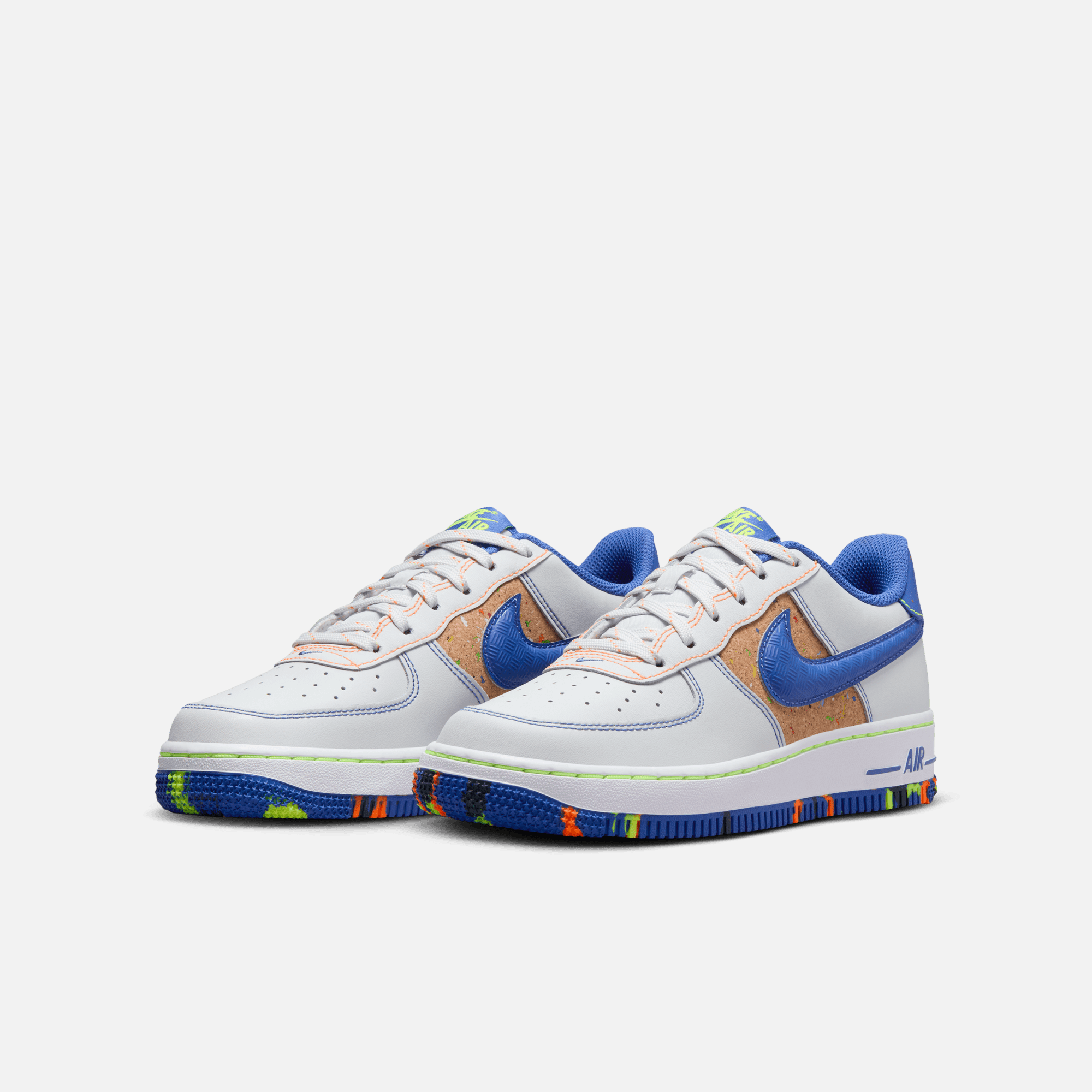 Nike Big Kids' Air Force 1 Low Playground Paint Pack (GS)