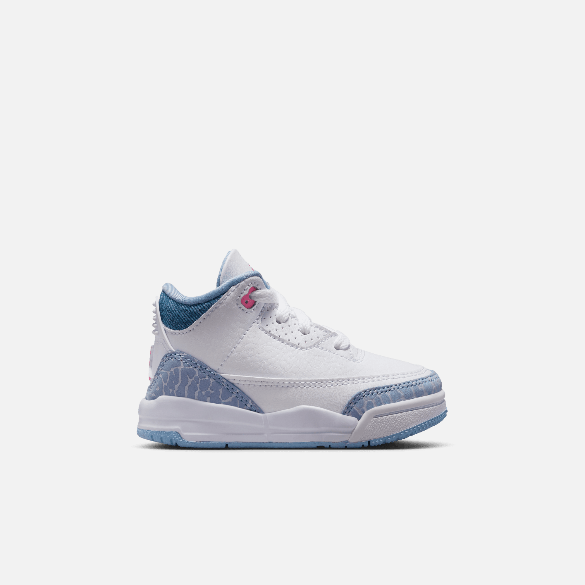 Air Jordan Kids' 3 Retro White Cobalt Bliss (TD)
