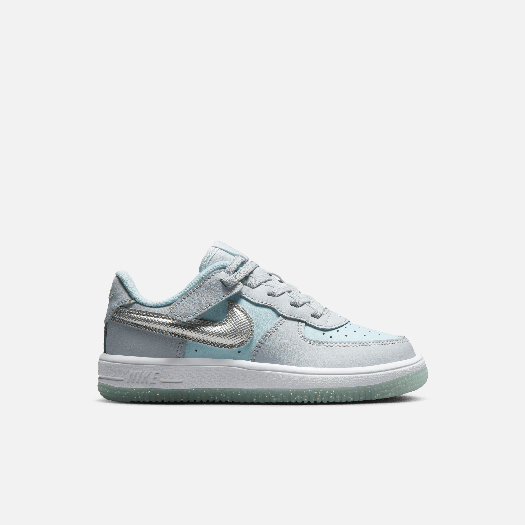 Nike Kids' Air Force 1 Low EasyOn Pure Platinum Glacier Blue (PS Nike Kids' Air Force 1 Low EasyOn Pure Platinum Glacier Blue (PS