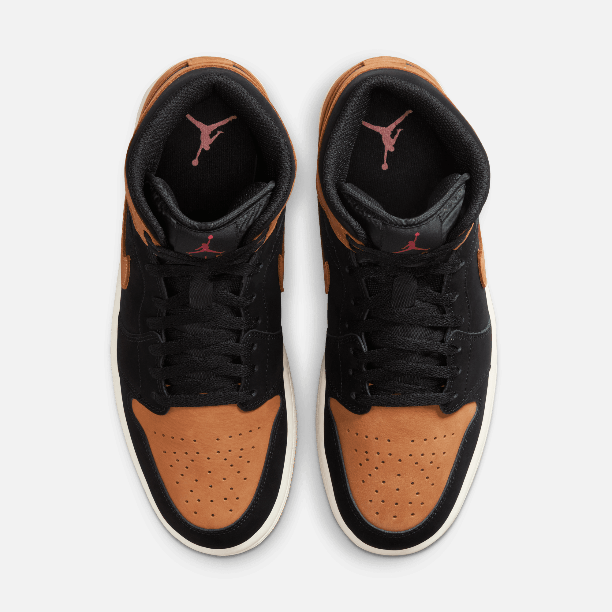 Air Jordan 1 Mid SE Black Flax