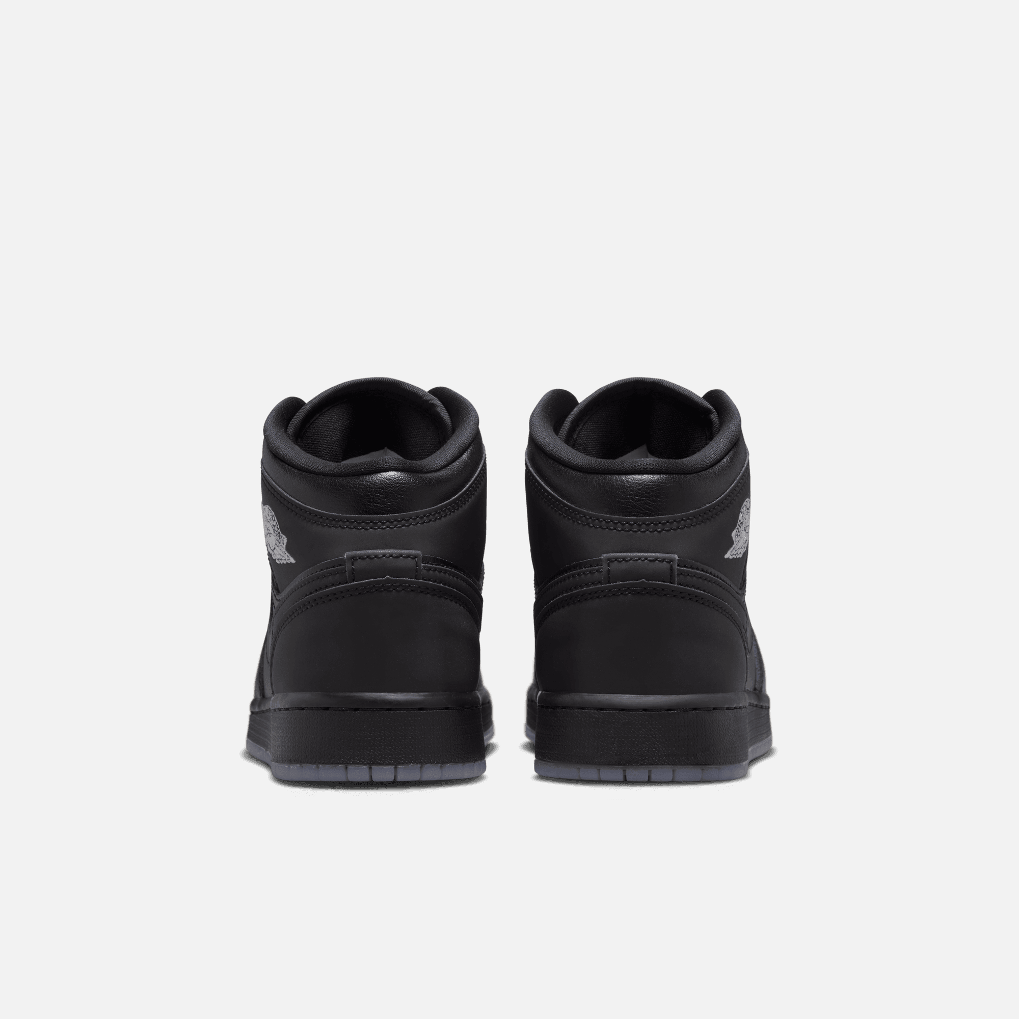 Air Jordan Big Kids' 1 Mid BG Black Metallic Reimagined (GS)